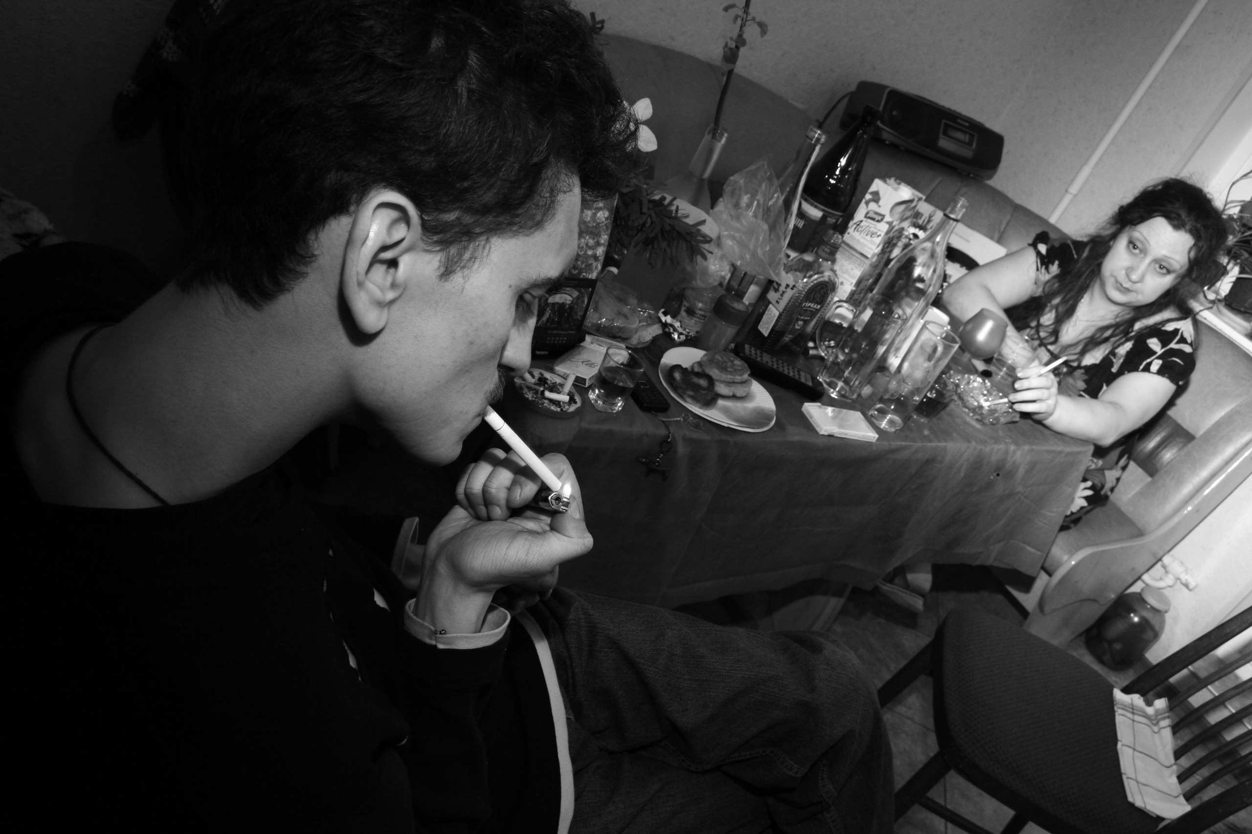 Ч\Б. Репортажный фотограф Антон Лаврененков