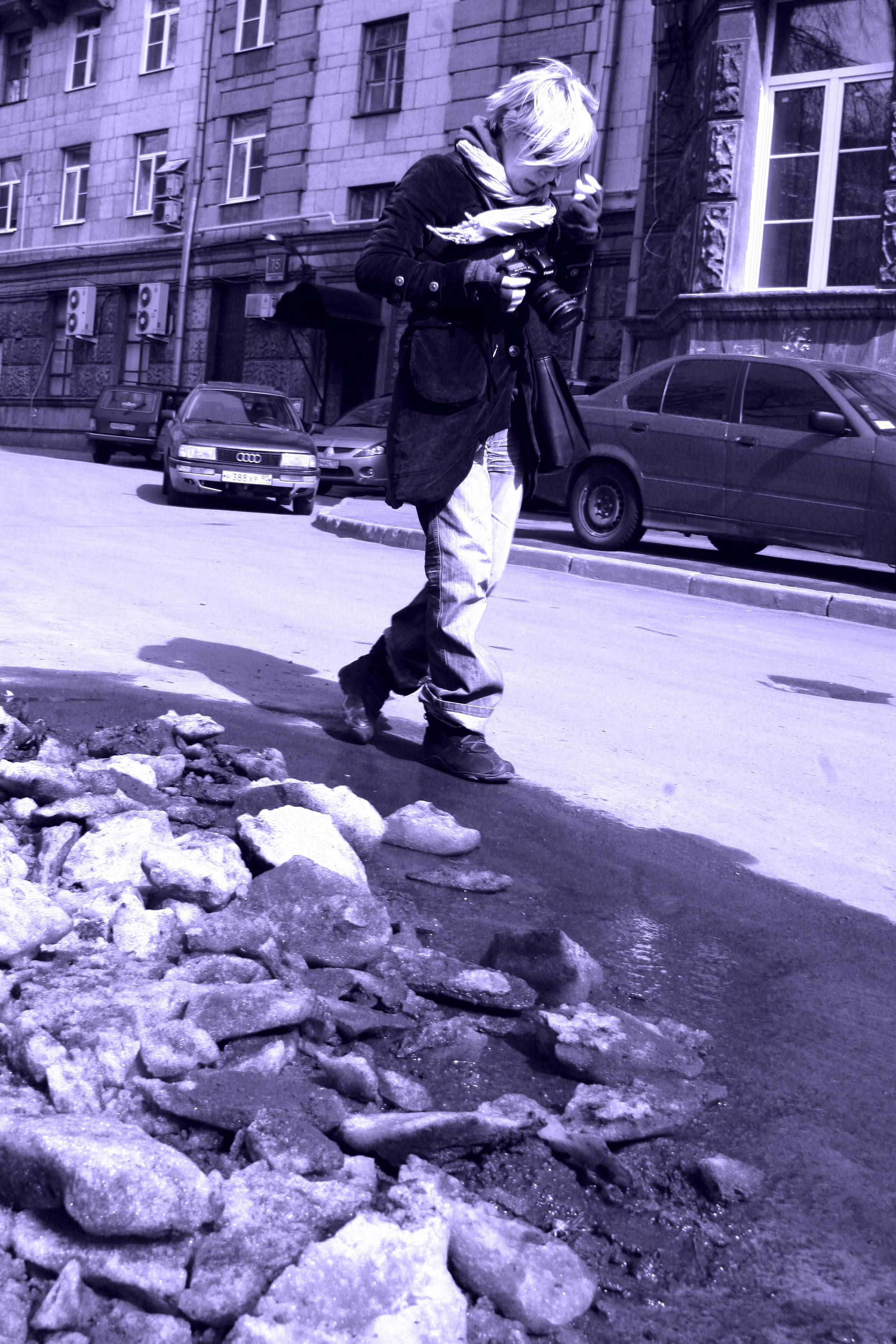 Ч\Б. Репортажный фотограф Антон Лаврененков