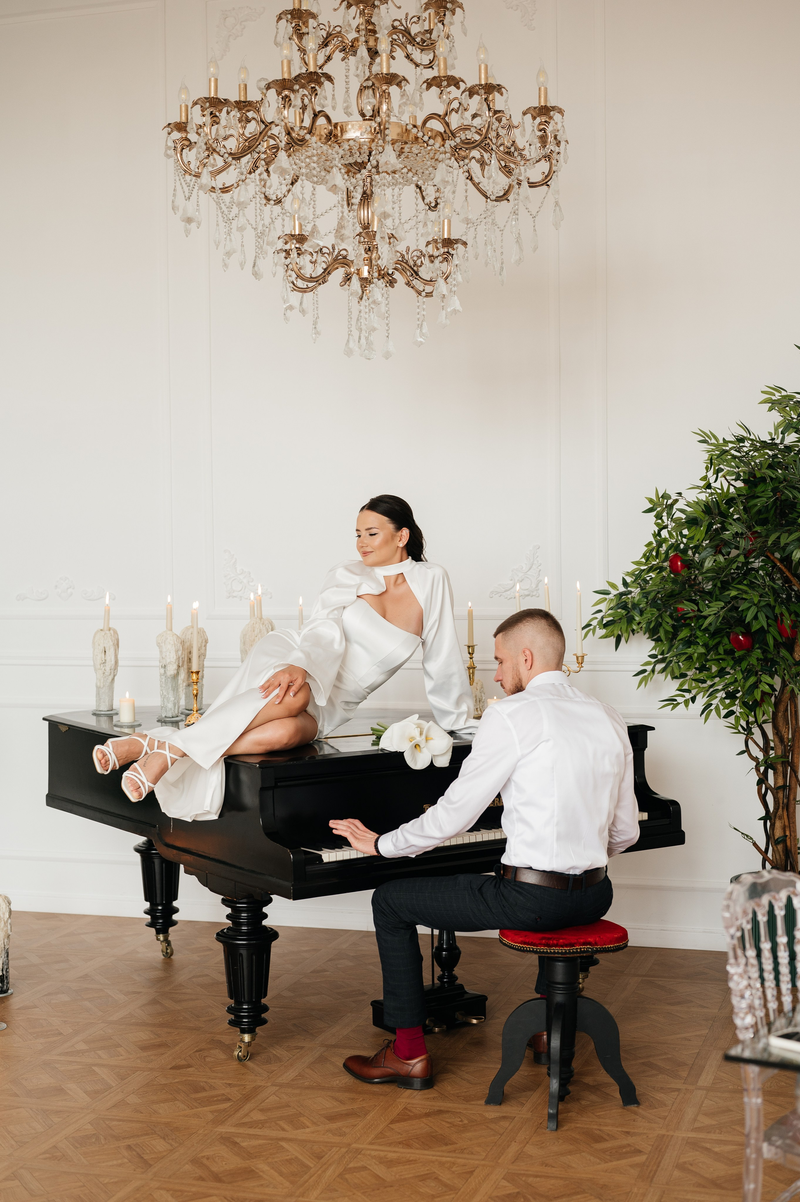 Свадебная фотосессия в студии. Свадебный и семейный фотограф в Краснодаре Алина Мельник