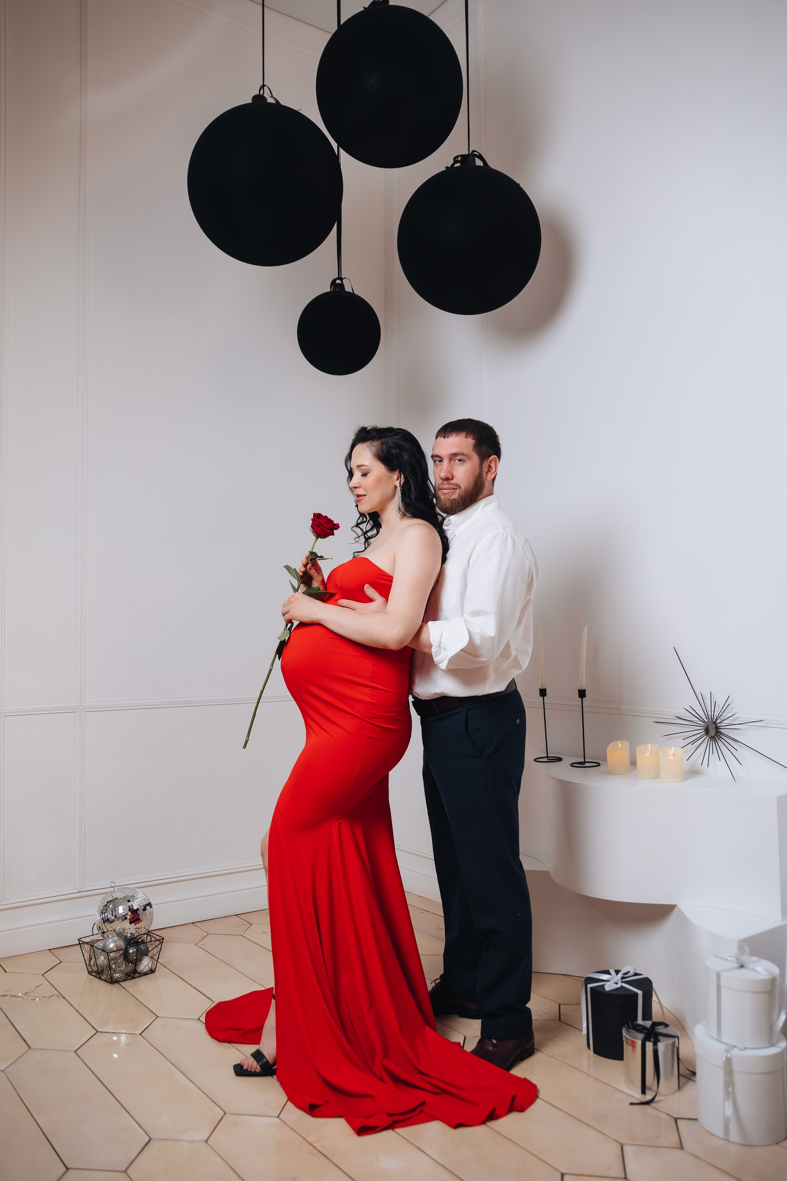 Фотосессия «В ожидании чуда» в студии в Екатеринбурге. Свадебный, семейный фотограф, контент съёмка. Екатеринбург. Елена Граф