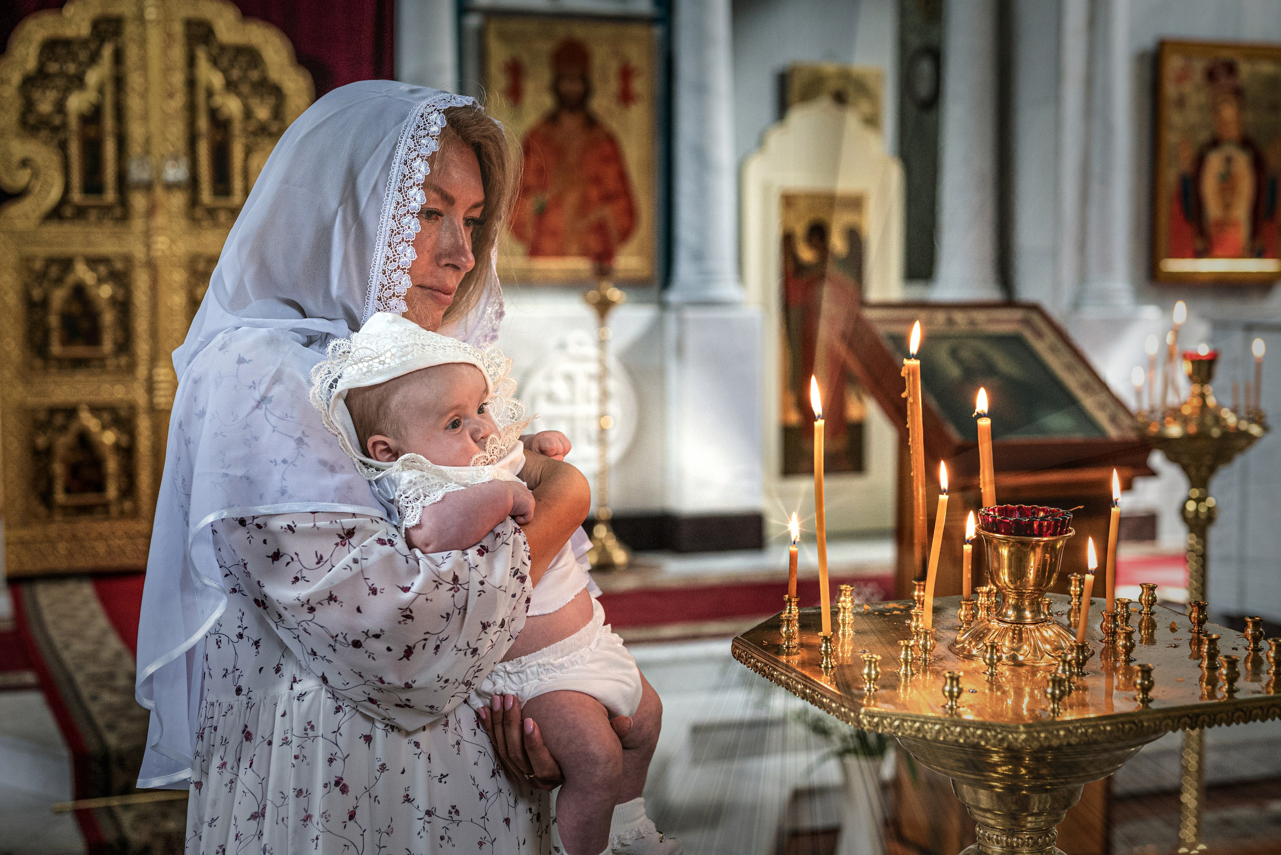 Крещение Анна. Семейный и детский фотограф Москва