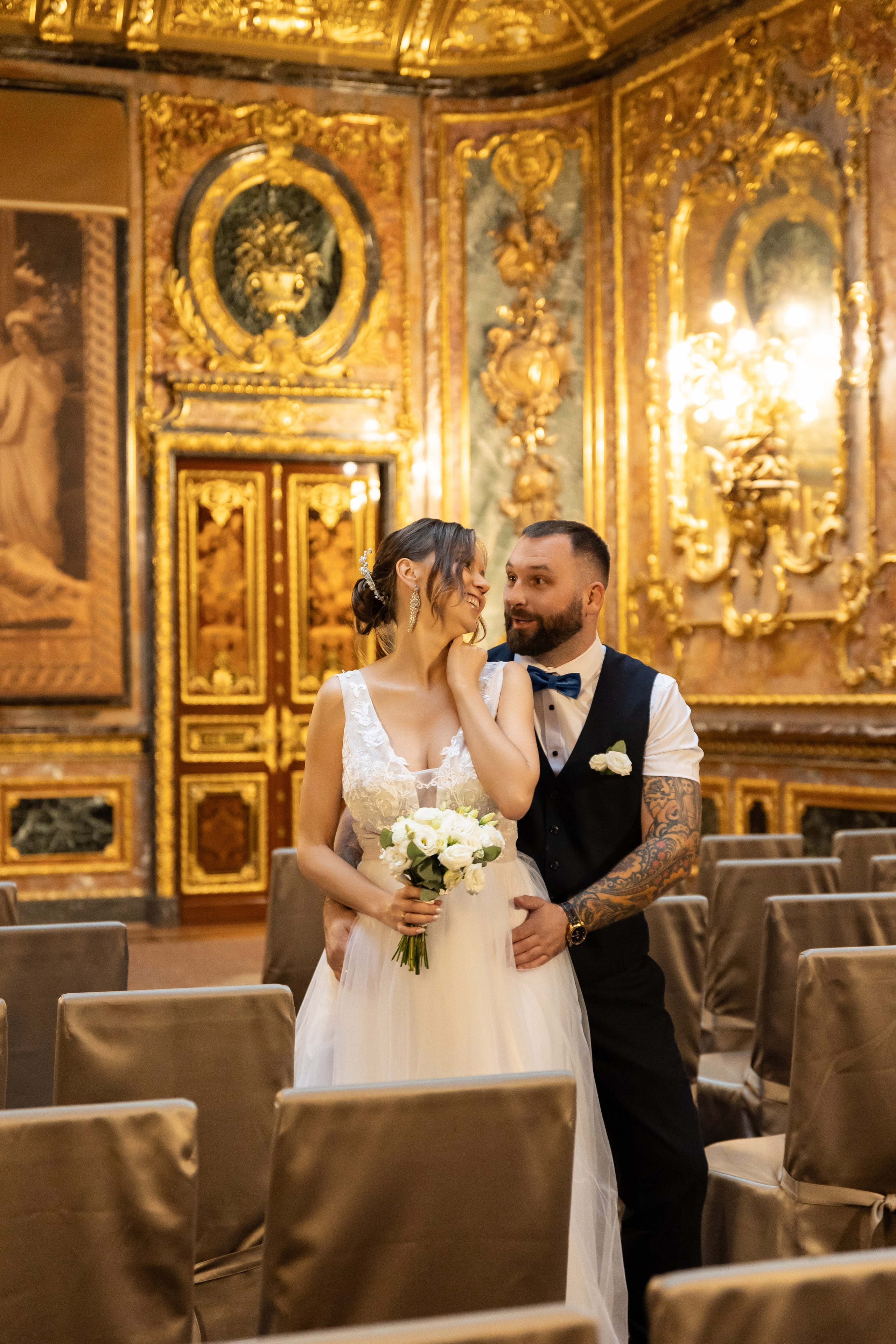 Свадебная фотосессия в Особняке Половцова. Семейный и свадебный фотограф в Санкт-Петербурге Татьяна Швыкова