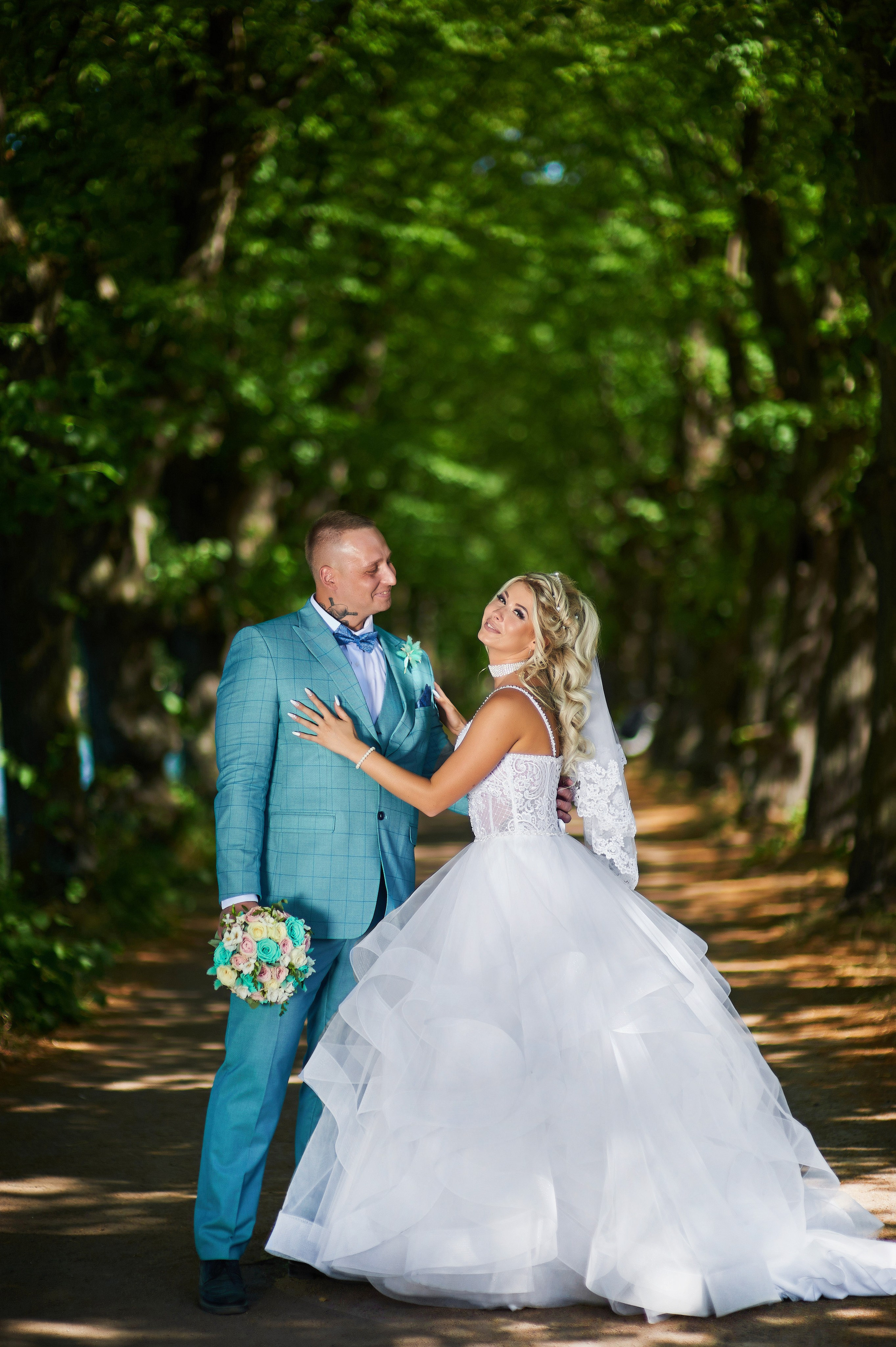 Свадебная прогулка в Петергофе. Портретный, семейный и свадебный фотограф в Санкт-Петербурге и в Пушкине Ширяев Денис