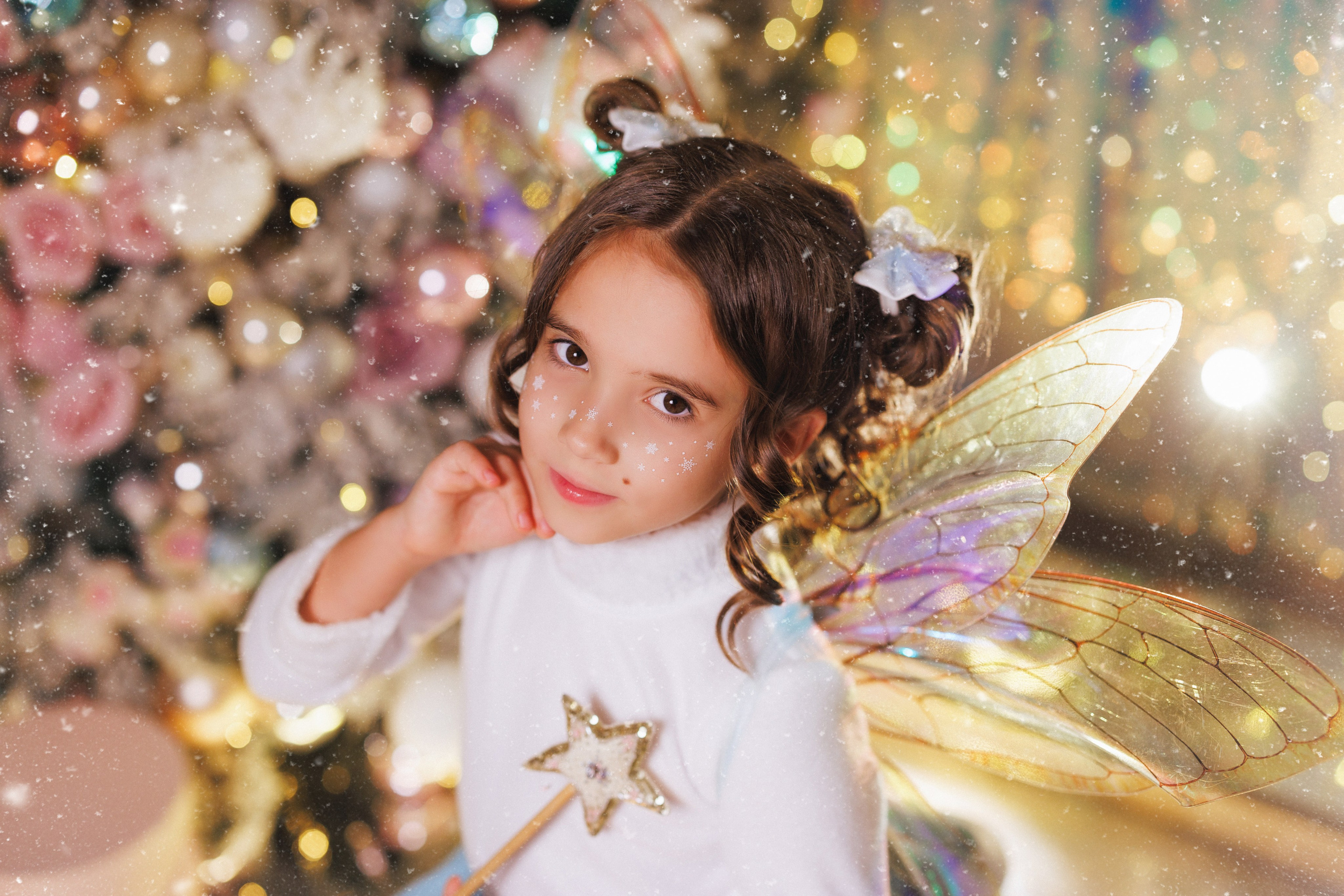 Детская фотосессия «Зимняя Фея», фотостудия «Авторская» в городе Краснодар. Семейный и детский фотограф в Краснодаре Анна Трашкова