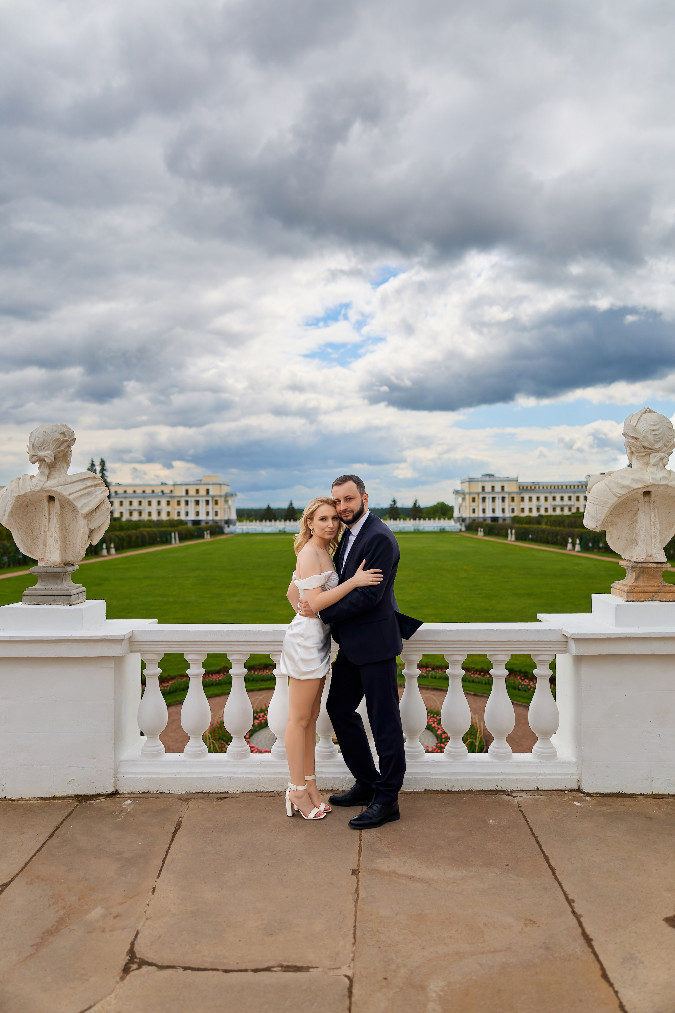 Свадебная фотосессия в Архангельском. Свадебный фотограф Сергей Колбинский