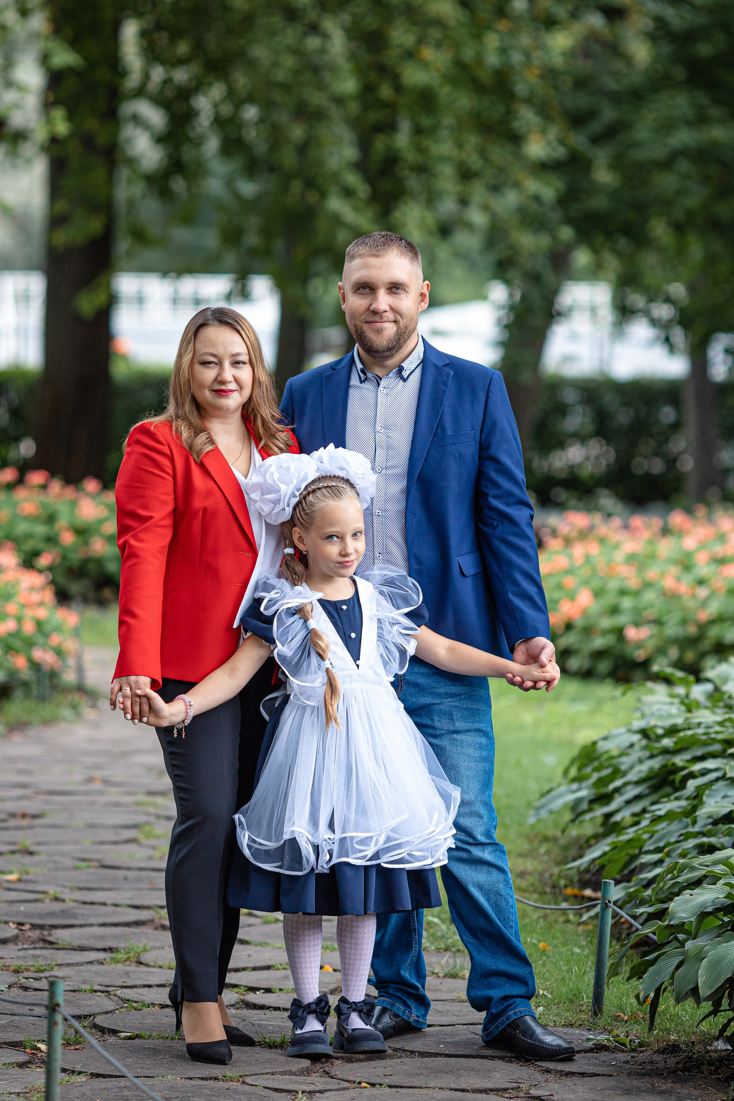 Семейная фотосессия 1-го сентября. Ирина Носова - семейный и детский фотограф