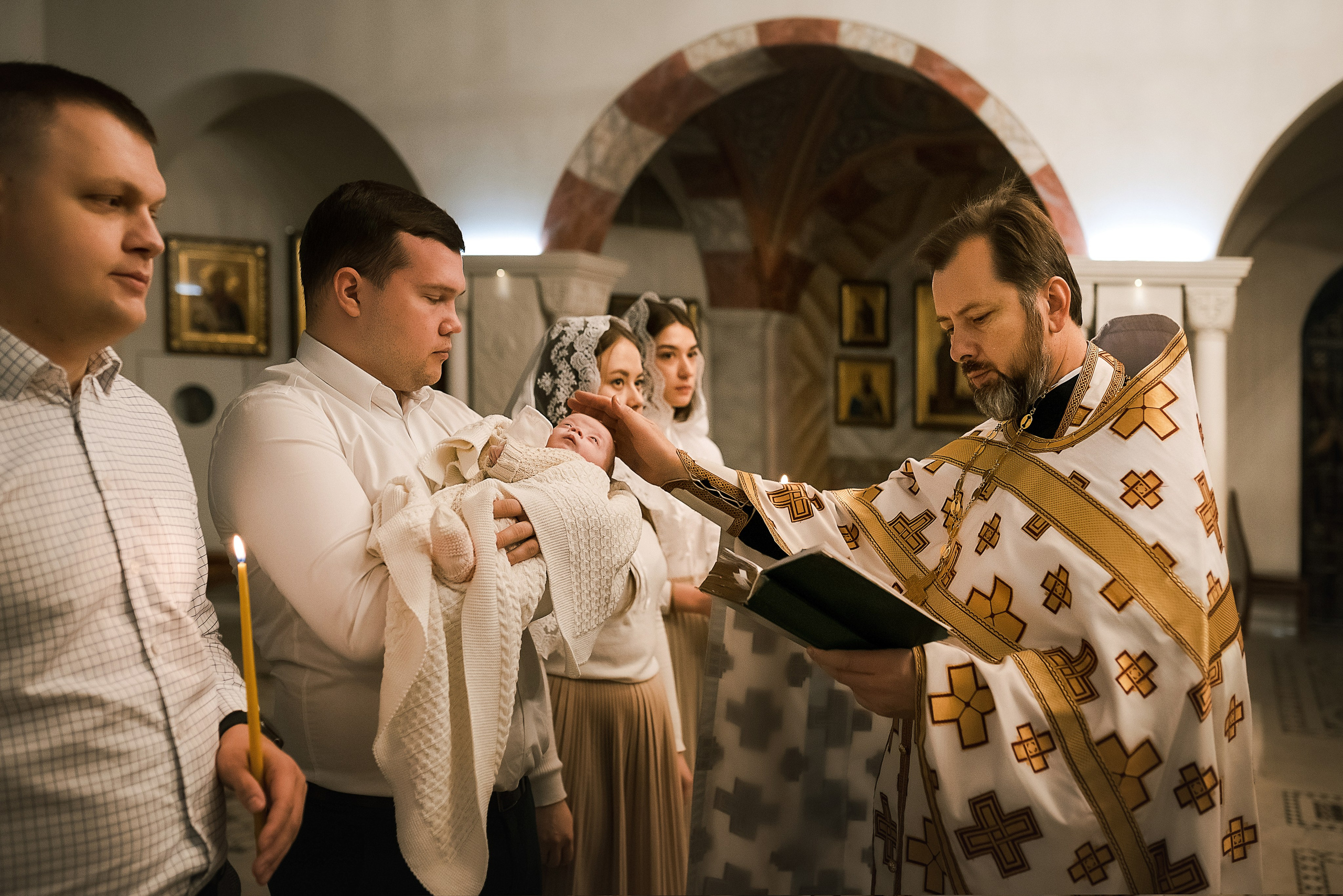 Крещение Майи Храм 40 Севастийских мученков. Семейный фотограф в Ростове-на-Дону Татьяна Литвинова