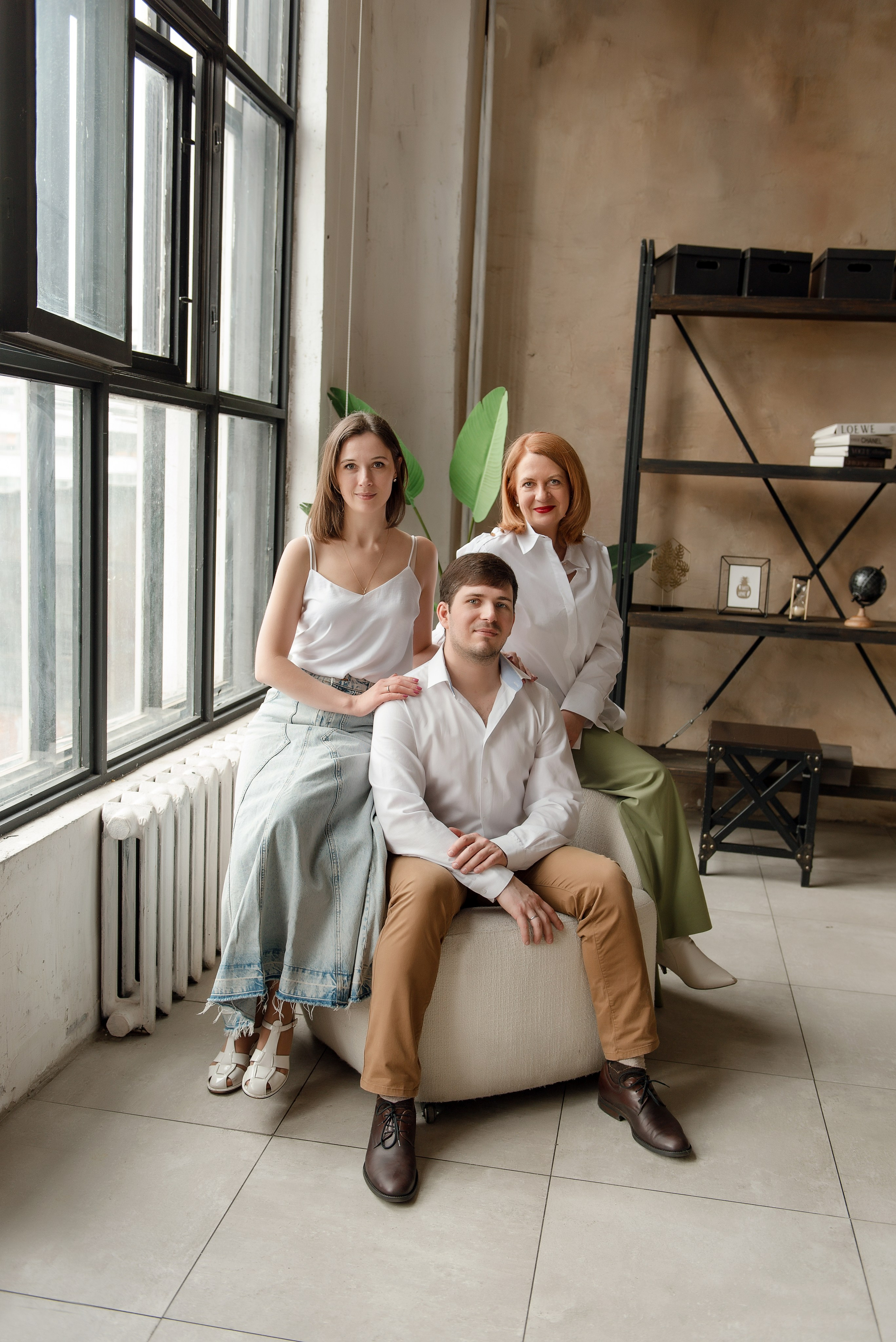 Семейная съёмка в студии. Детский фотограф в Долгопрудном и Москве