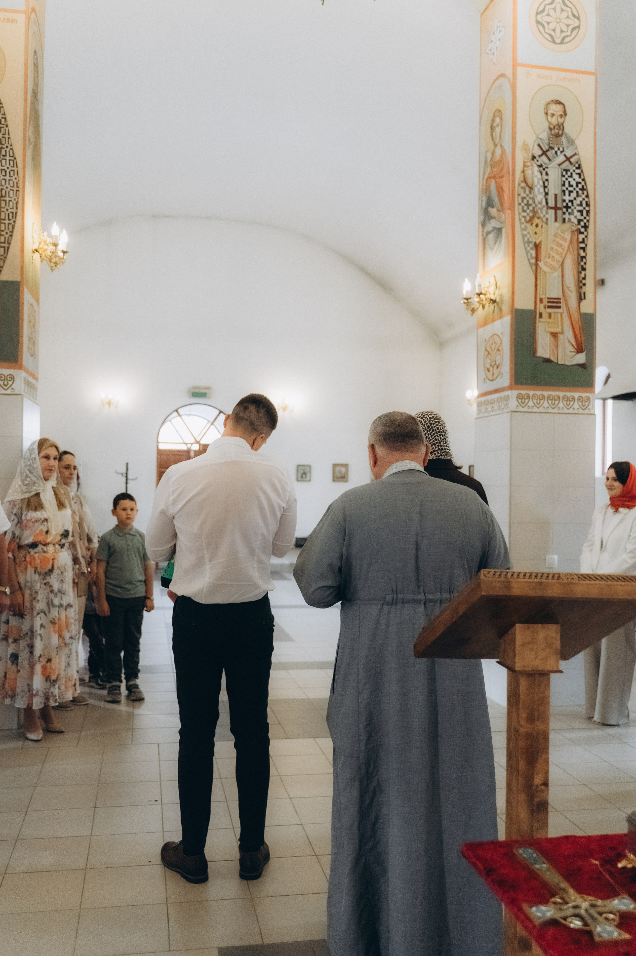 Крещение Демьяна (Церковь в честь святой блаженной Ксении Петербургской). Семейный фотограф в Минске Дарья Дреко