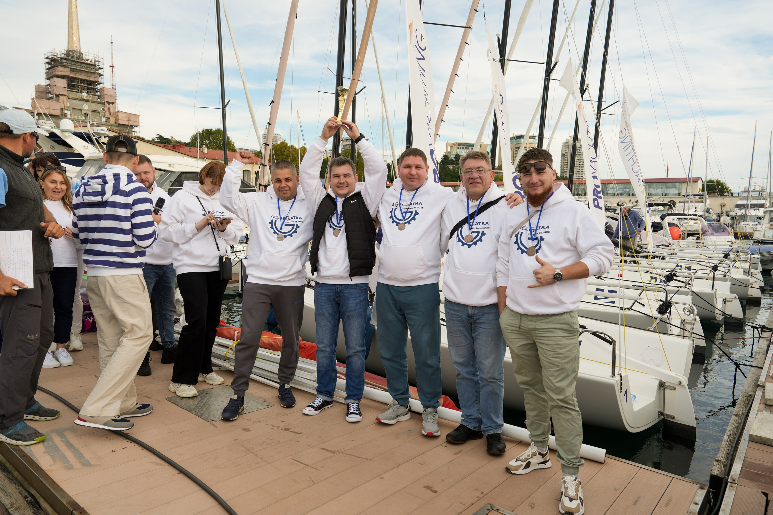 Яхтенная регата для компании Агрегатка. Репортажный фотограф в Красной Поляне и Сочи Павлюченко Екатерина