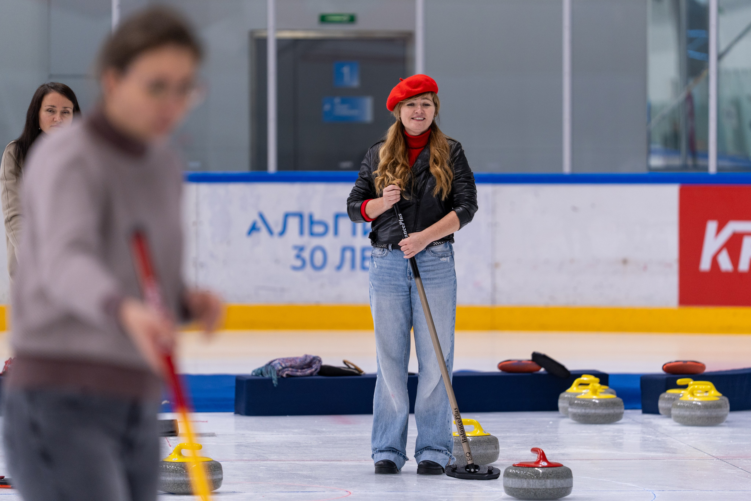 Керлинг для компании Р-Фарм. Репортажный фотограф в Красной Поляне и Сочи Павлюченко Екатерина