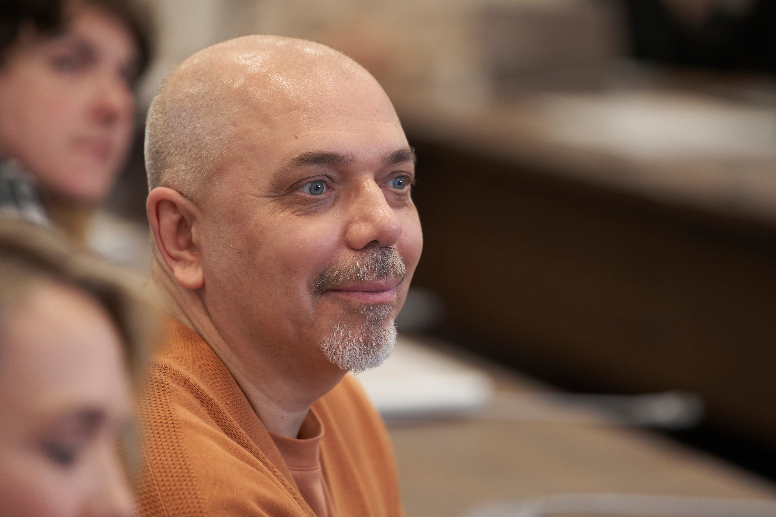 Ректор ВШЭ на образовательном мероприятии от Роскино для студентов курсов кинопроизводства.