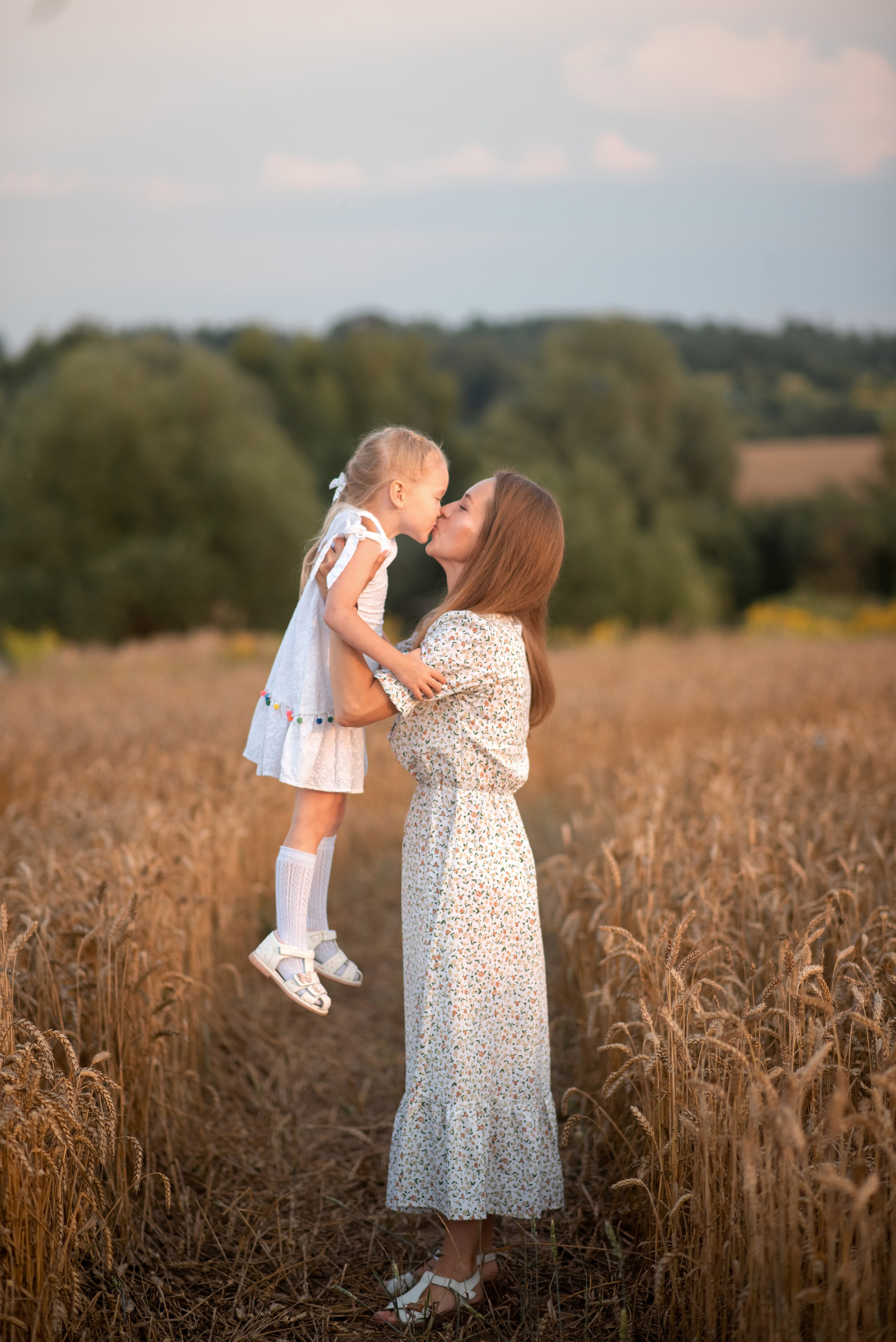 Семейная фотосессия в пшеничном поле. Семейный и детский фотограф в Туле Светлана Воронкова
