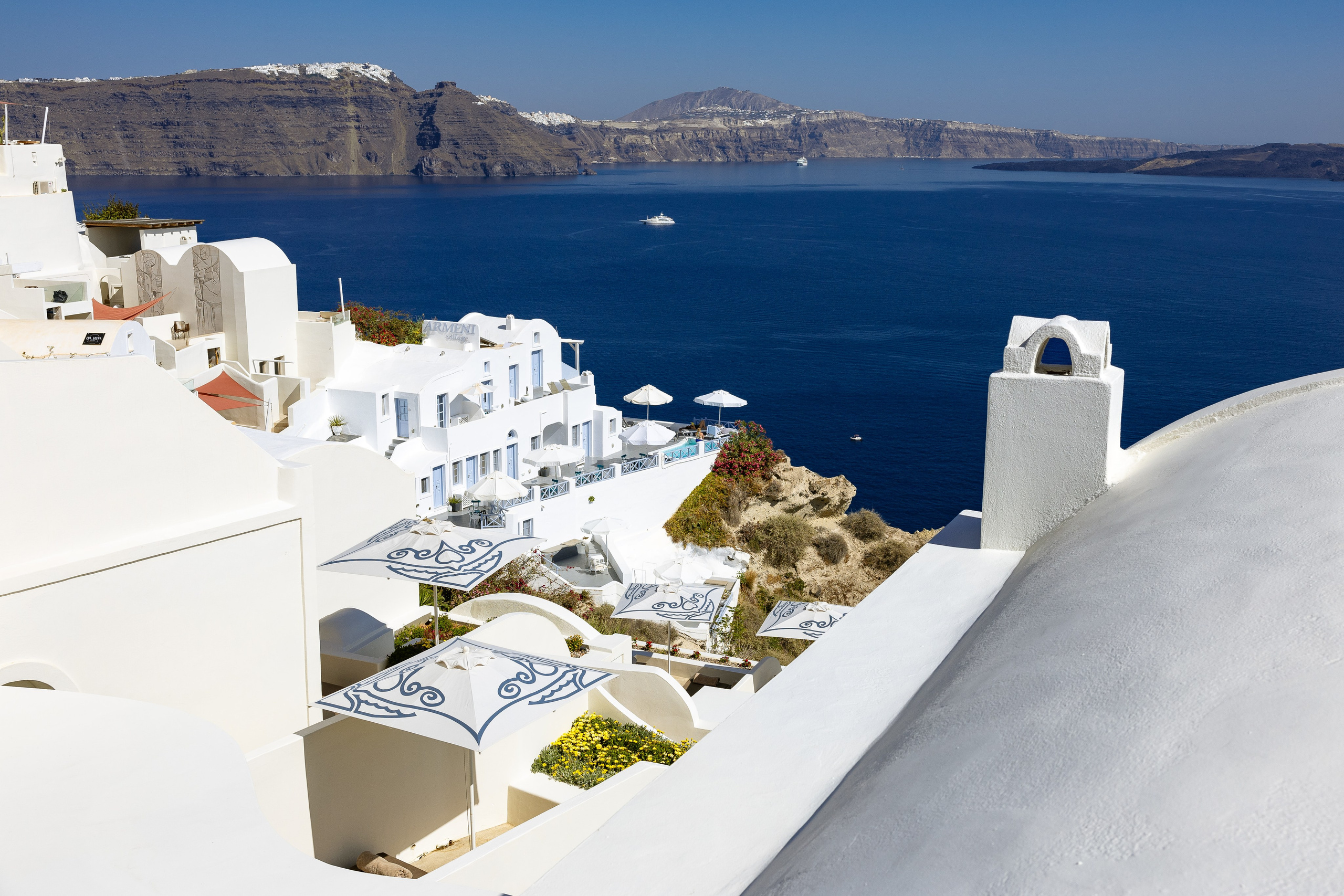 Санторини. Фото департамент круизного лайнера Астория Гранде