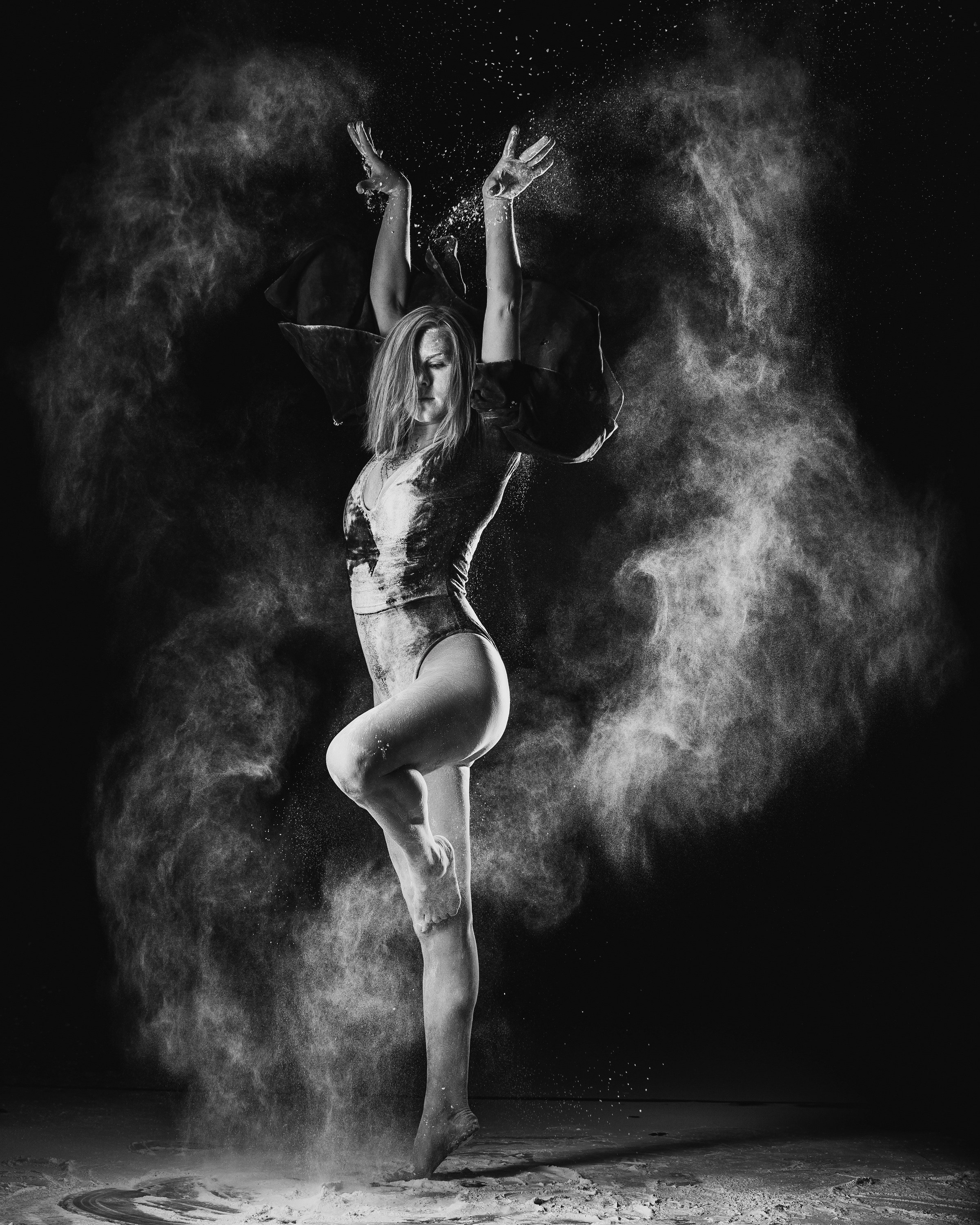 Фотосъёмка с мукой