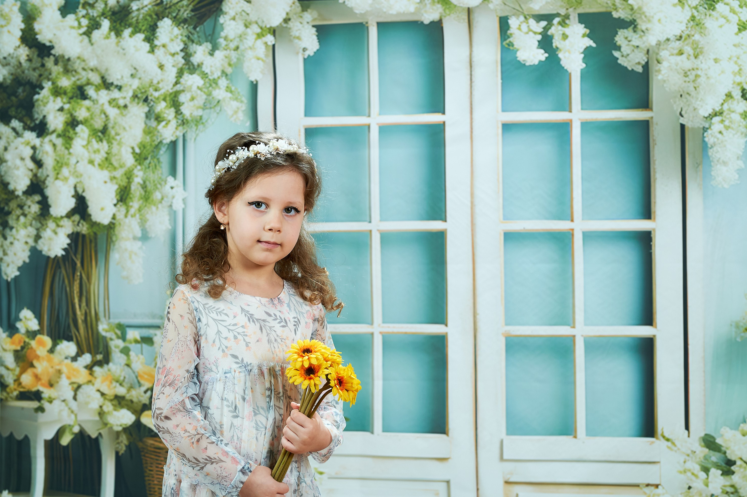 Детская весенняя фотосъемка