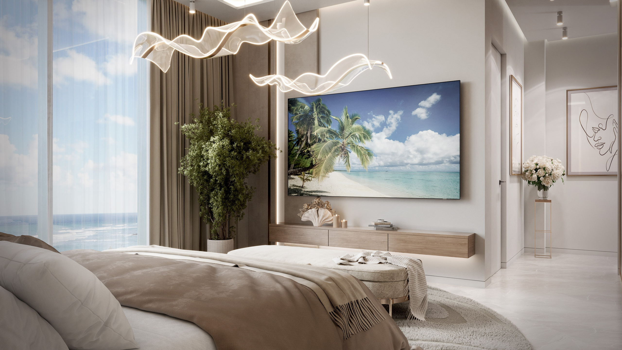 Интерьерная визуализация. 3D визуализация/ Юлия Будник