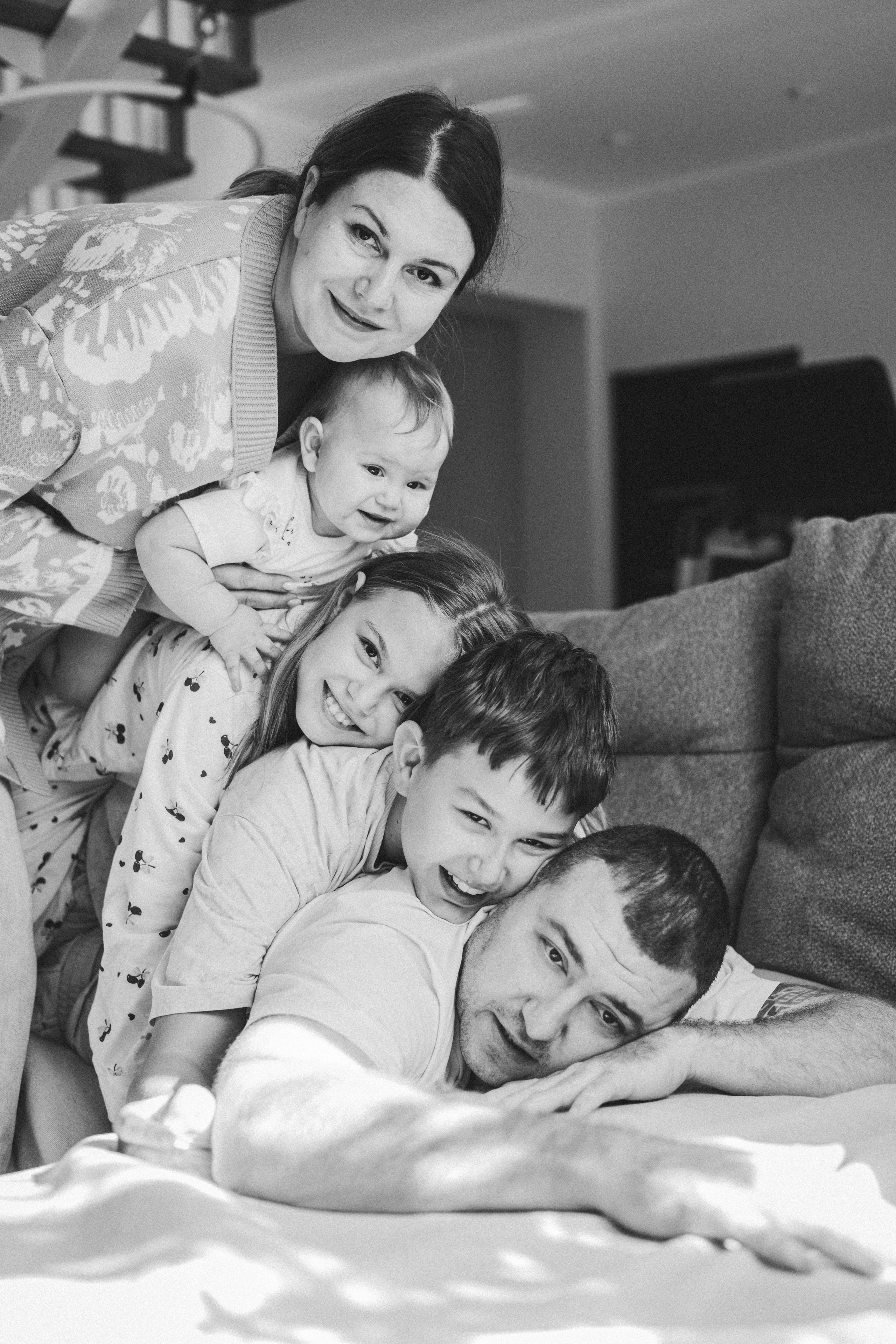 Большая семья. Фотограф новорождённых Екатерина Боброва