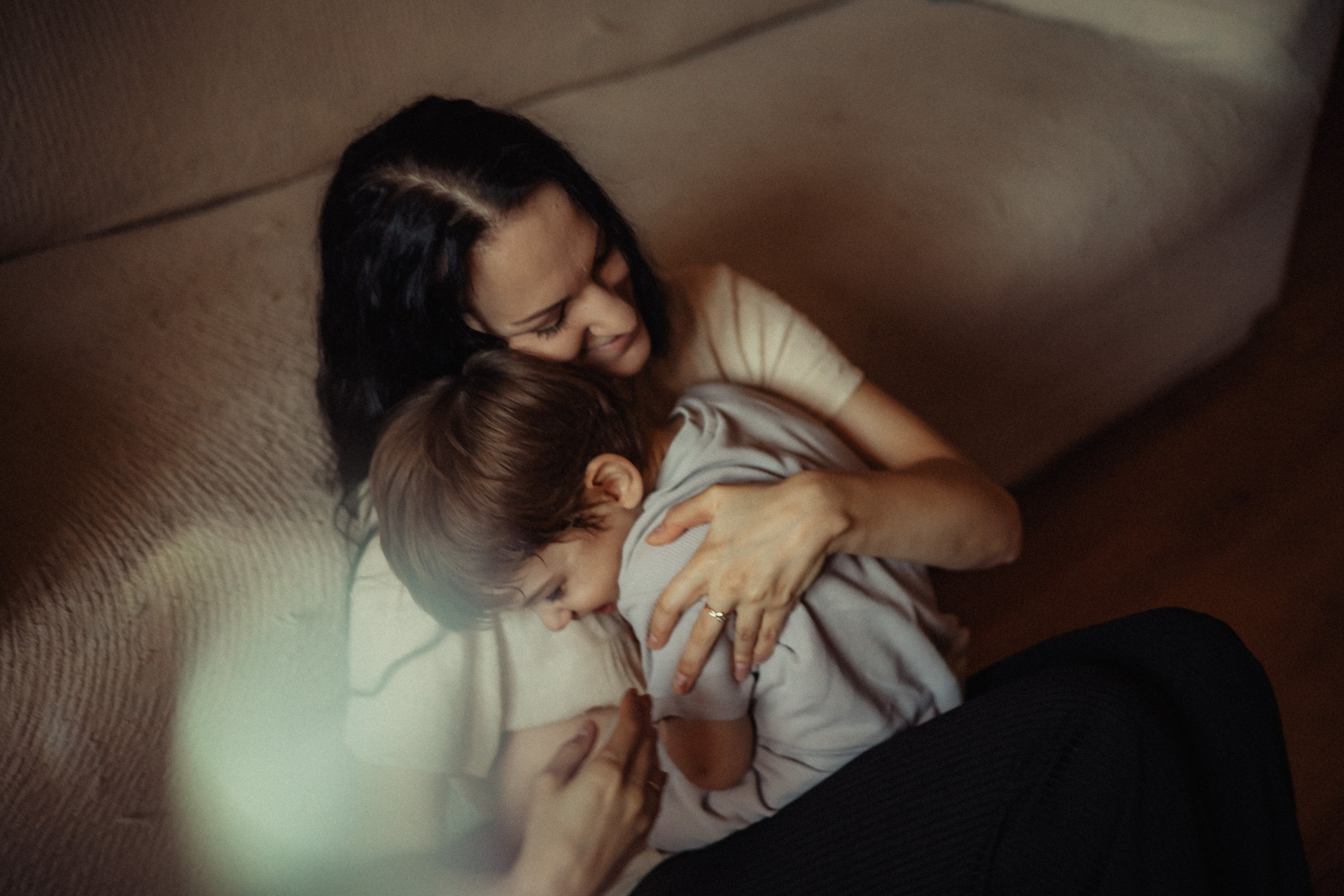 Эмиль, 3 года с мамой и бабушкой. Фотограф новорождённых Екатерина Боброва
