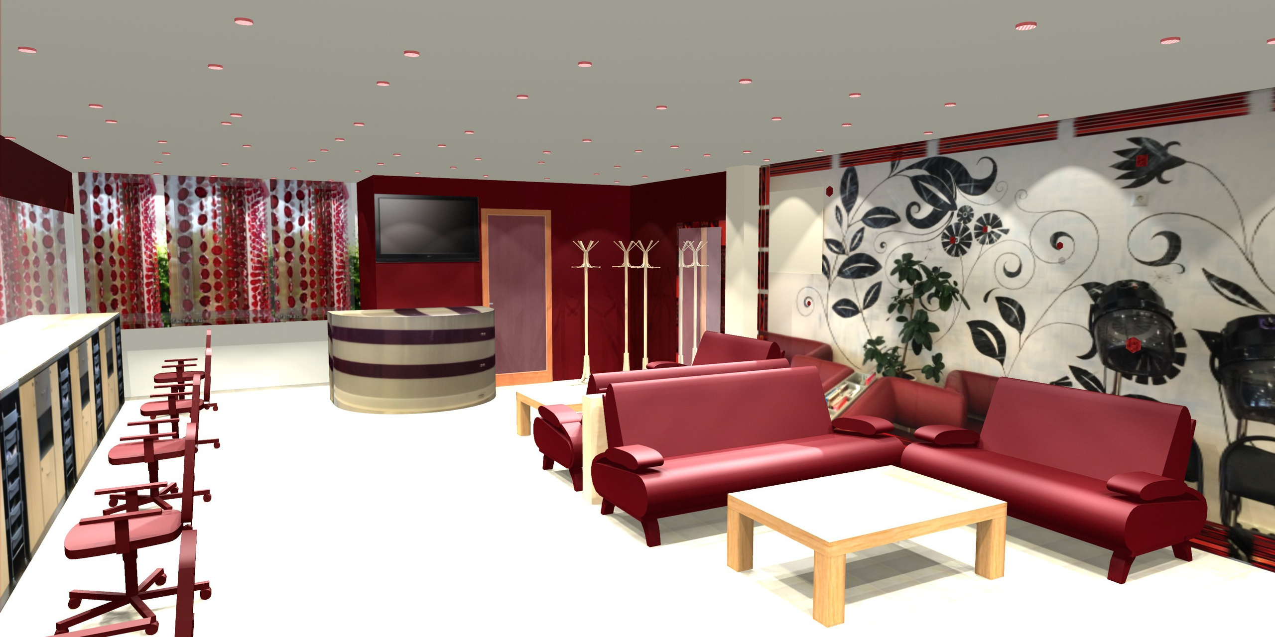 Салон Красоты. Дизайнер интерьера в Сочи Ольга BAKUSHKIN DESIGN