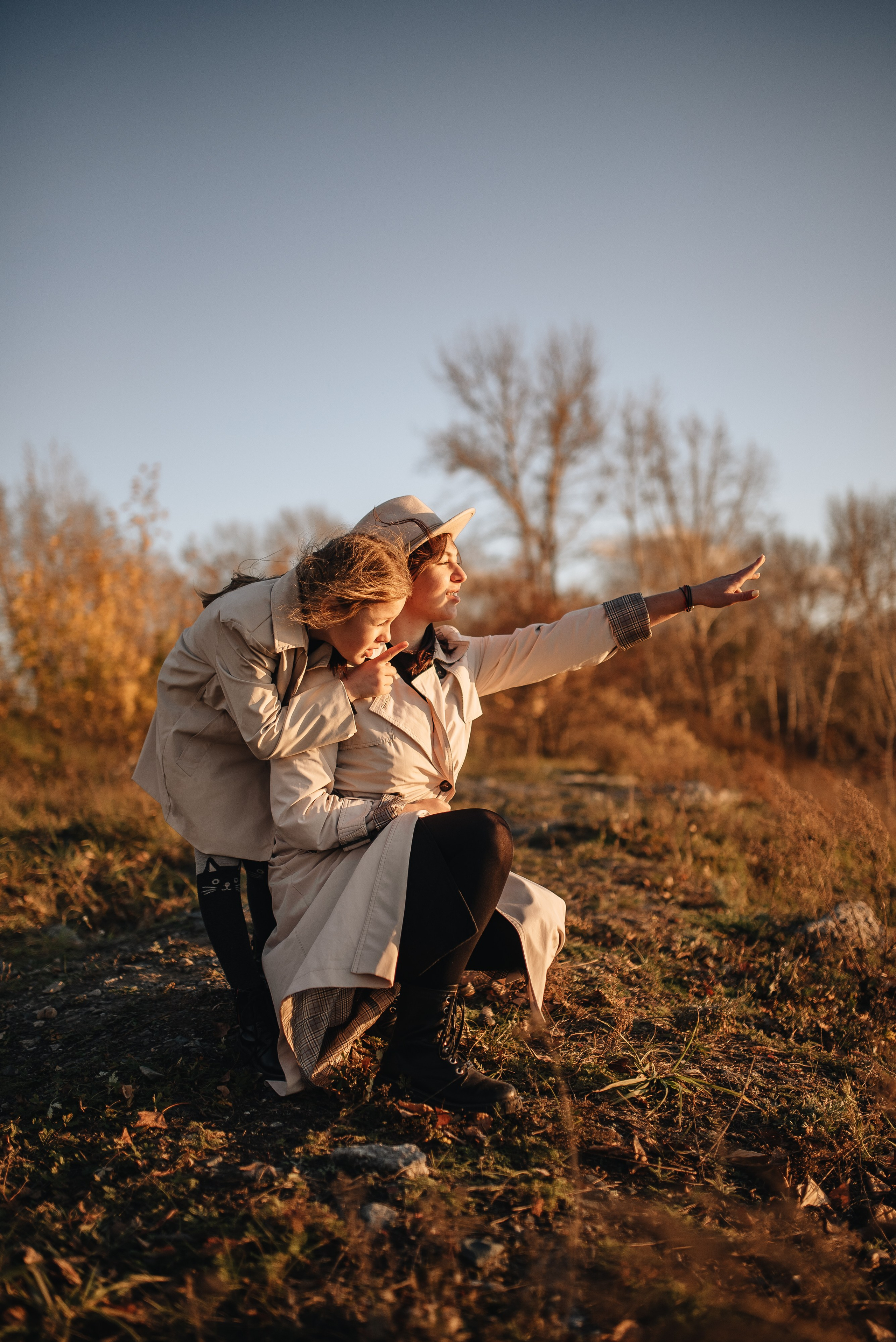 Катя и Варя (маяк). Семейная фотосессия в Новосибирске от фотографа Ольги Коваль