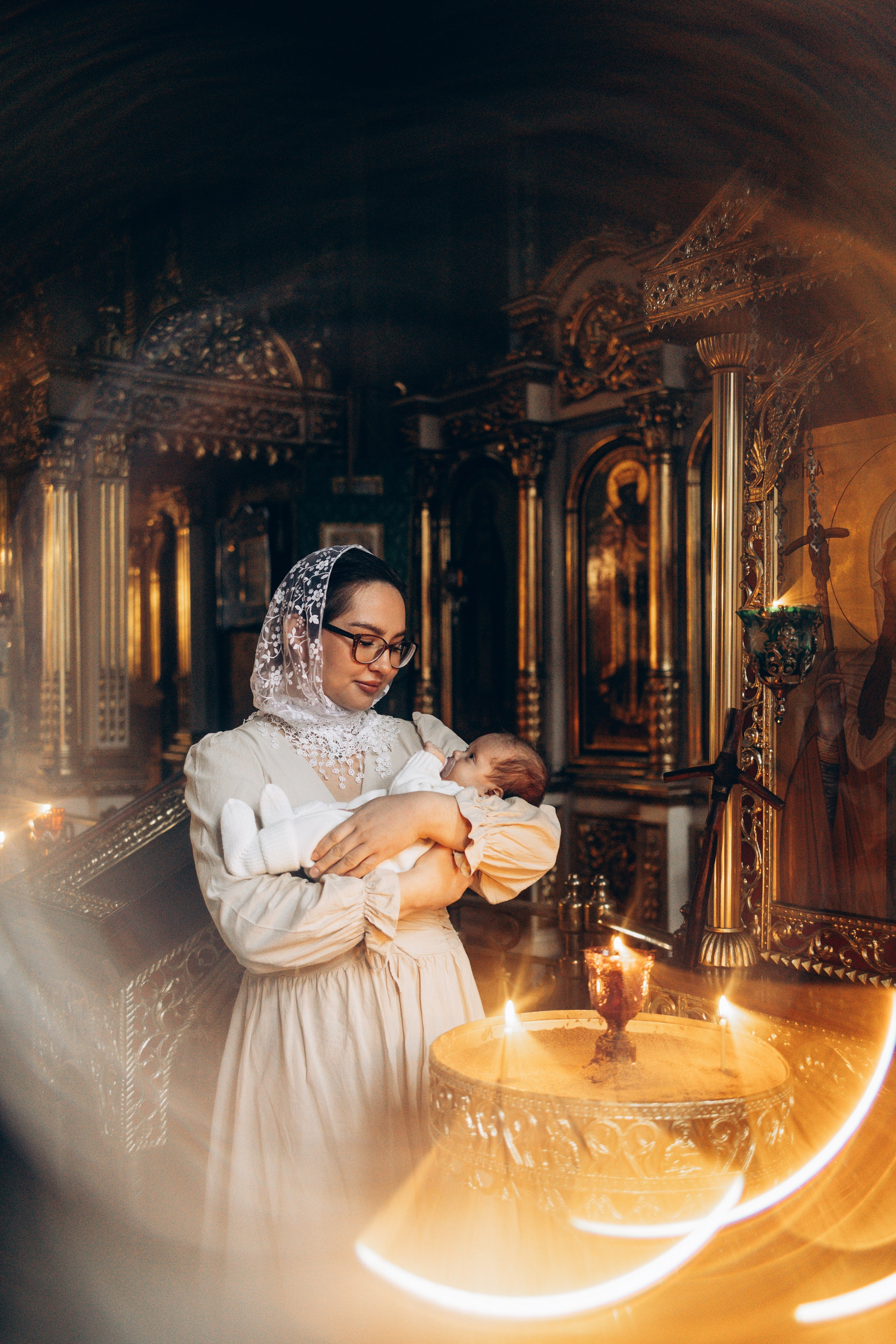 Крещение в Храме Воскресения Словущего в Даниловской Слободе. Главная