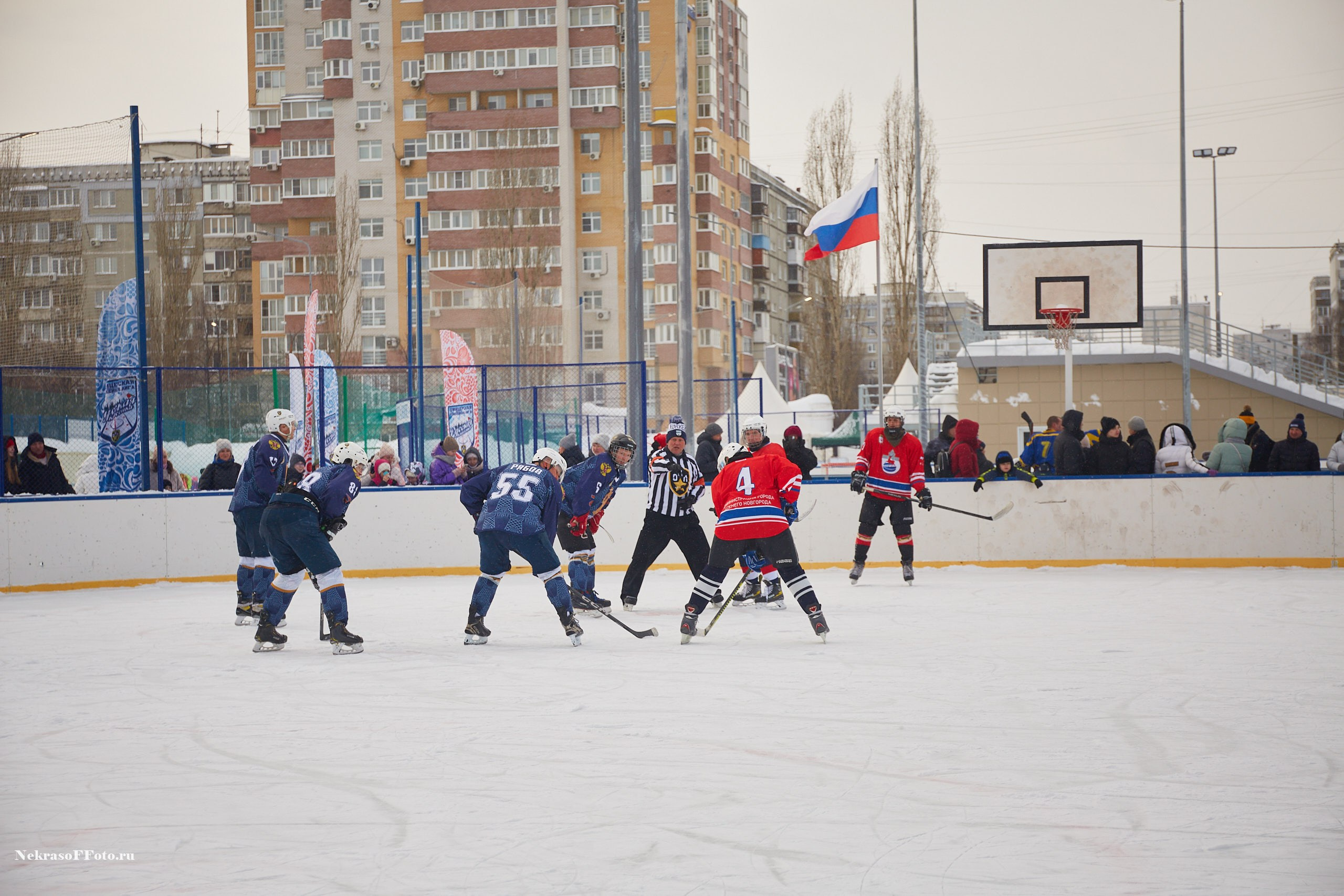Турнир по хоккею «Русская классика» в рамках Офицерской хоккейной лиги. Спортивный фотограф Некрасов Денис