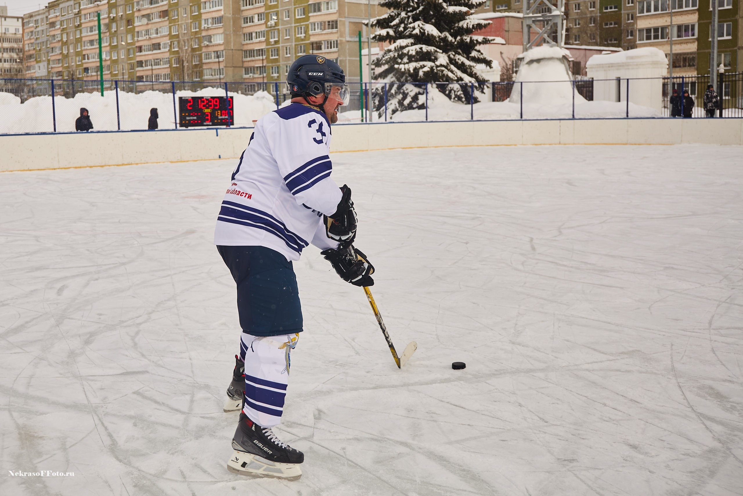 Турнир по хоккею «Русская классика» в рамках Офицерской хоккейной лиги. Спортивный фотограф Некрасов Денис