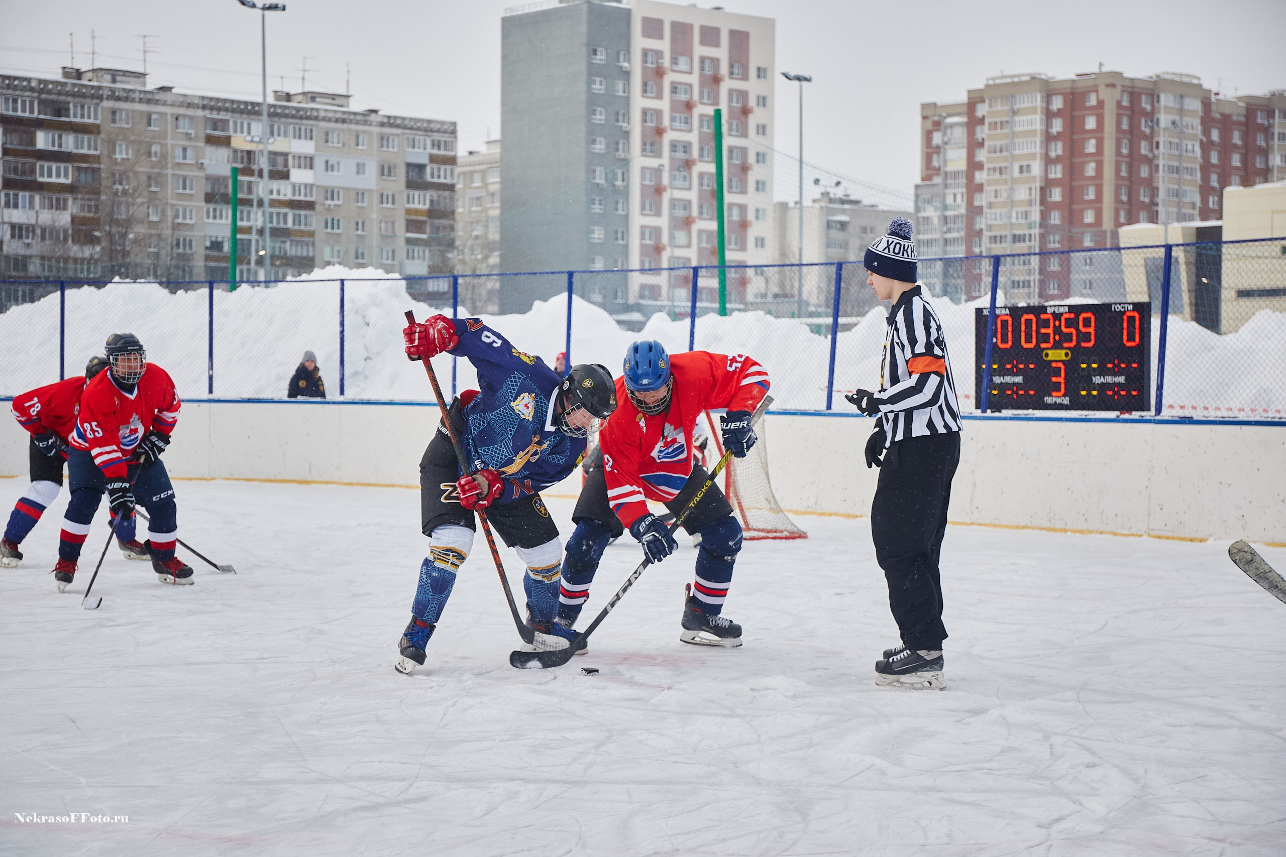 Турнир по хоккею «Русская классика» в рамках Офицерской хоккейной лиги. Спортивный фотограф Некрасов Денис