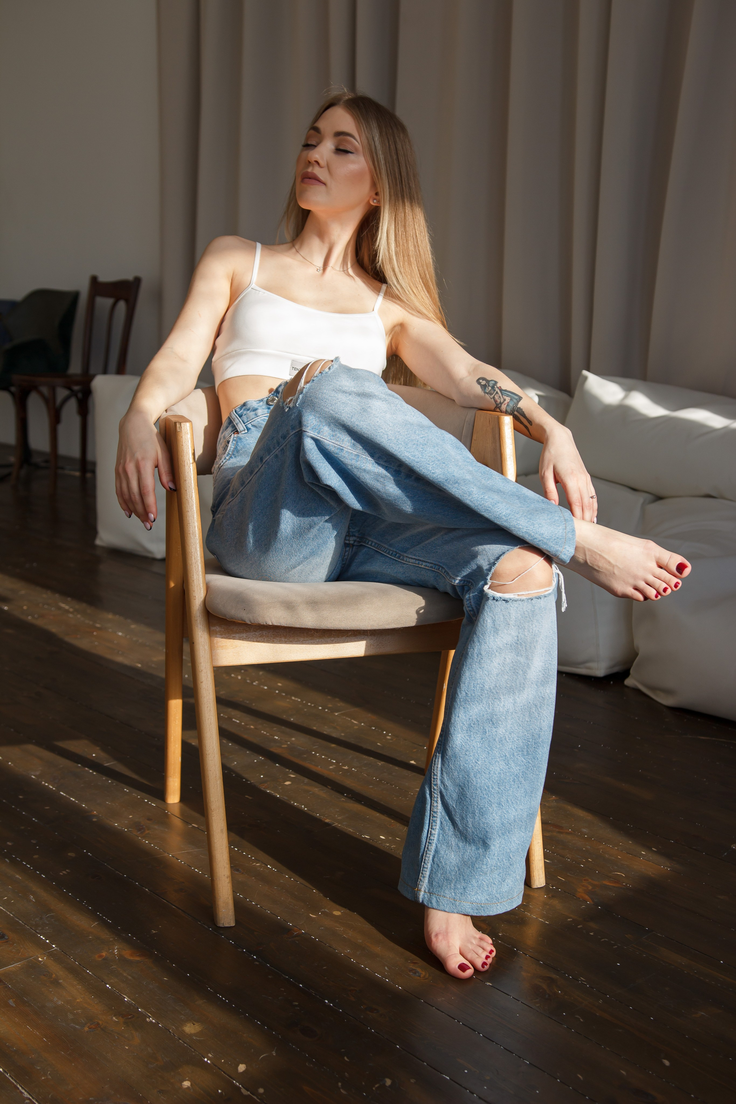 Весенняя в студии. Фотограф Москва — личные фотосессии, лавстори в студии