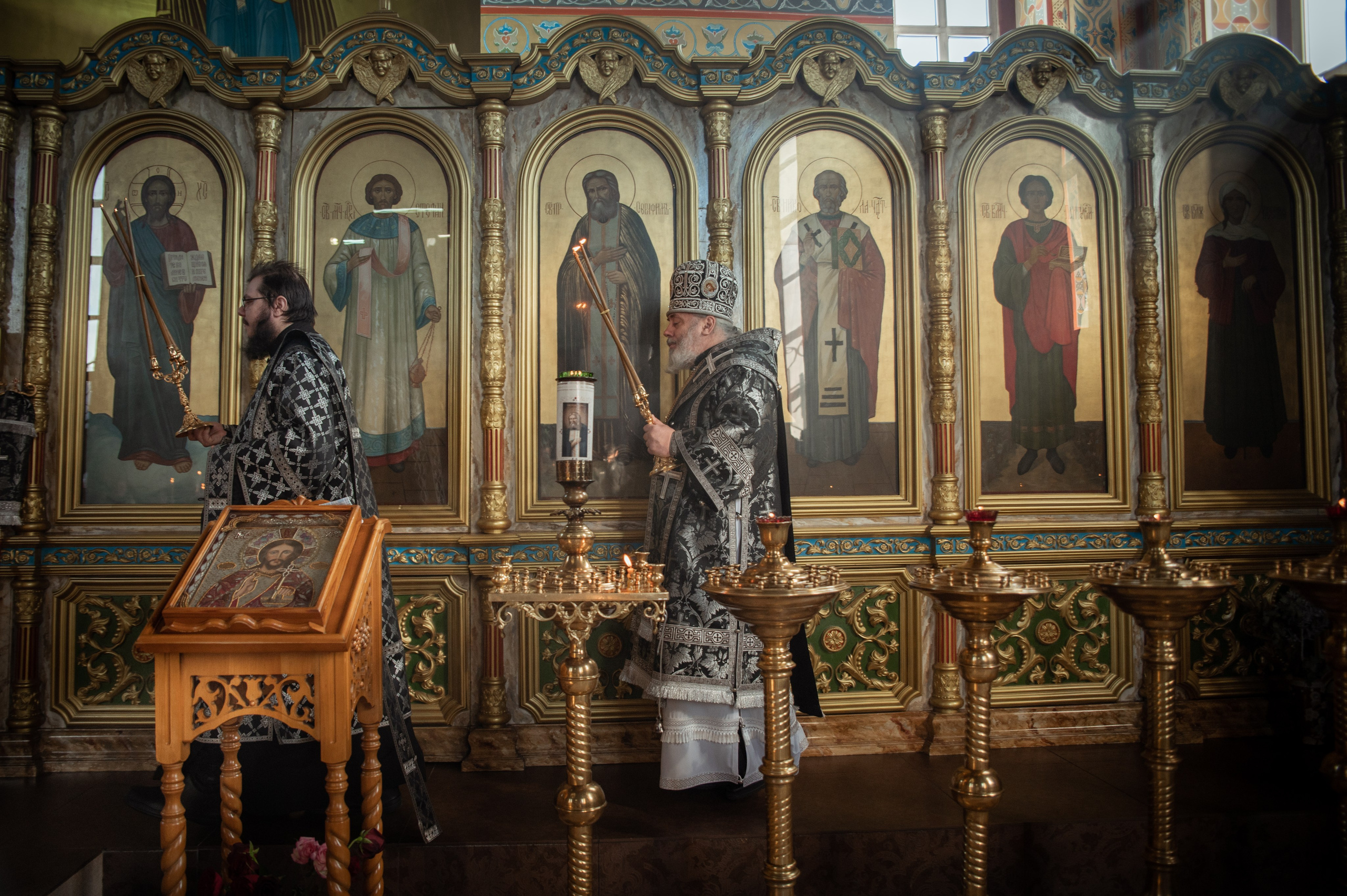 Преждеосвящение Даров. Храм Серафима Саровского. Церковный, семейный и репортажный фотограф Волгоград, Волжский