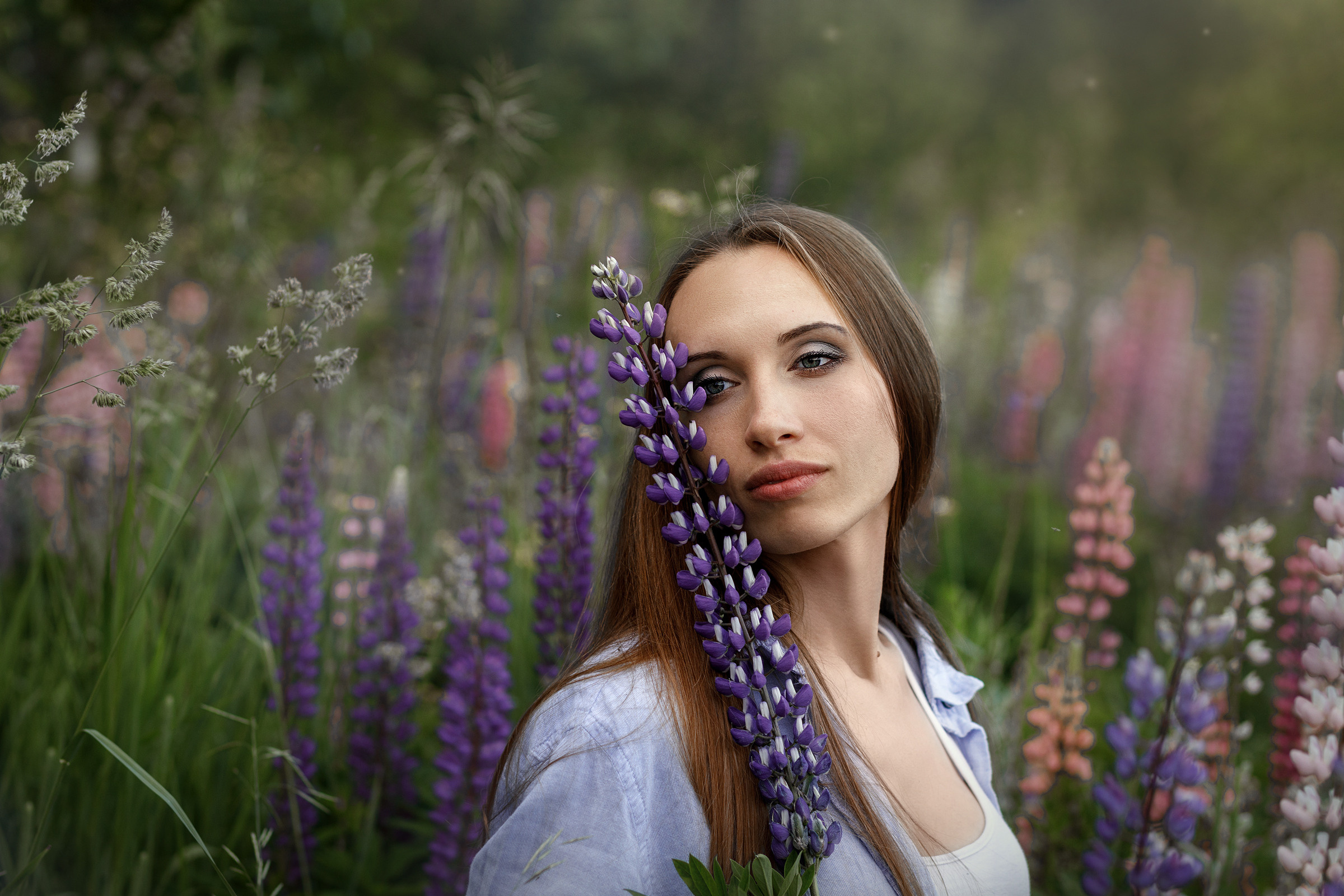 Портретная фотосессия в студии. Фотограф в Новосибирске