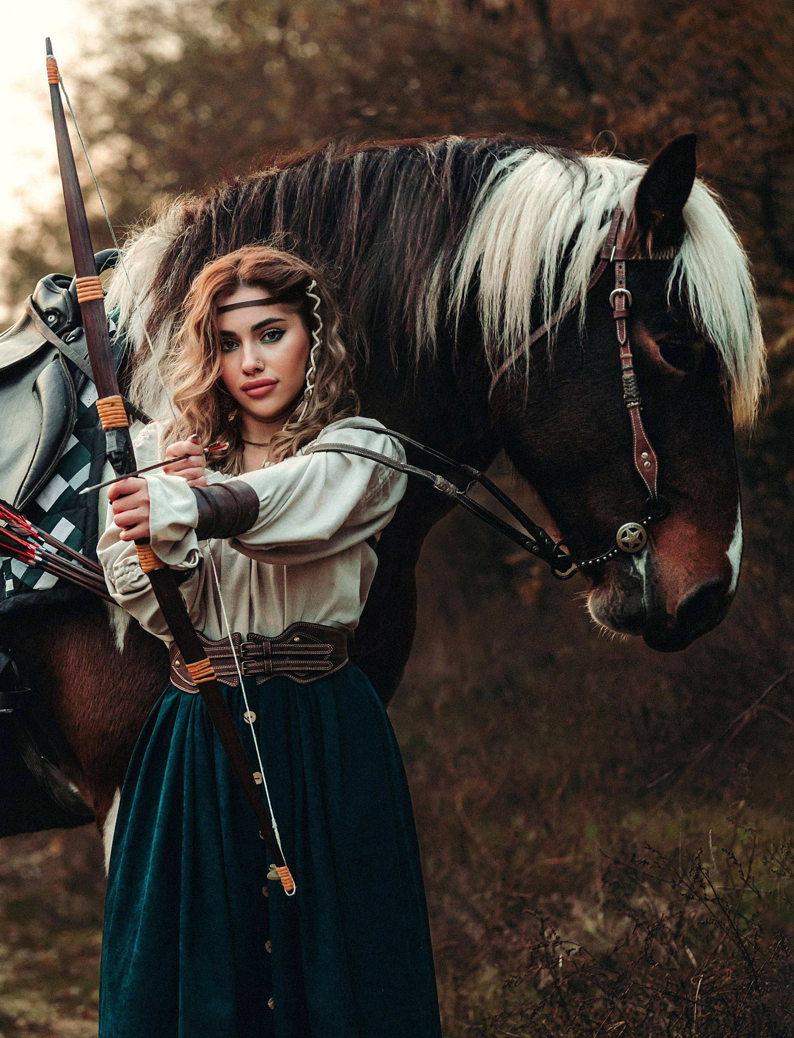 Лучница. Конный и театральный фотограф Анапа