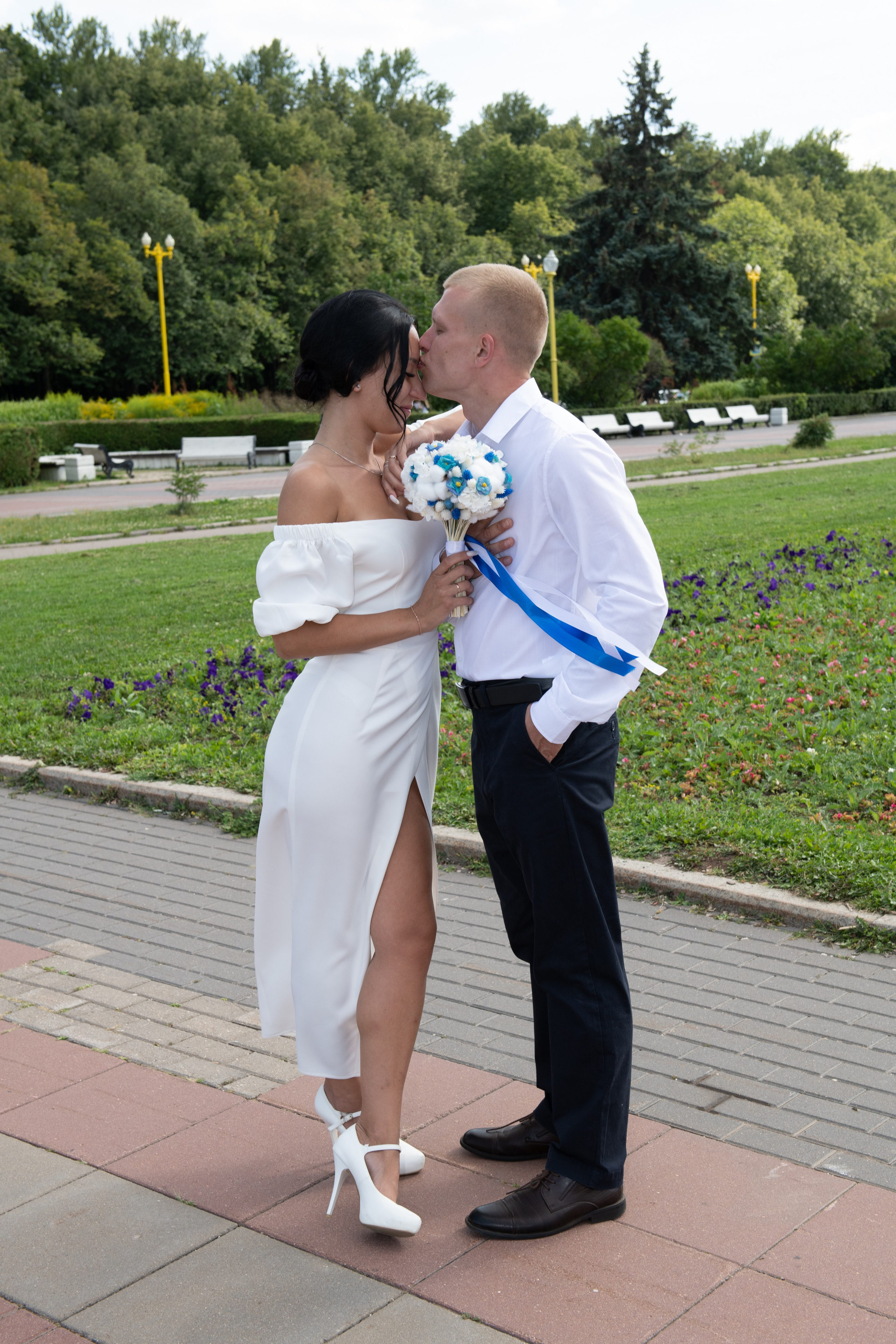 Анастасия и Дмитрий. Воробьёвы горы. Свадебный и портретный фотограф в Москве Галина Борисова