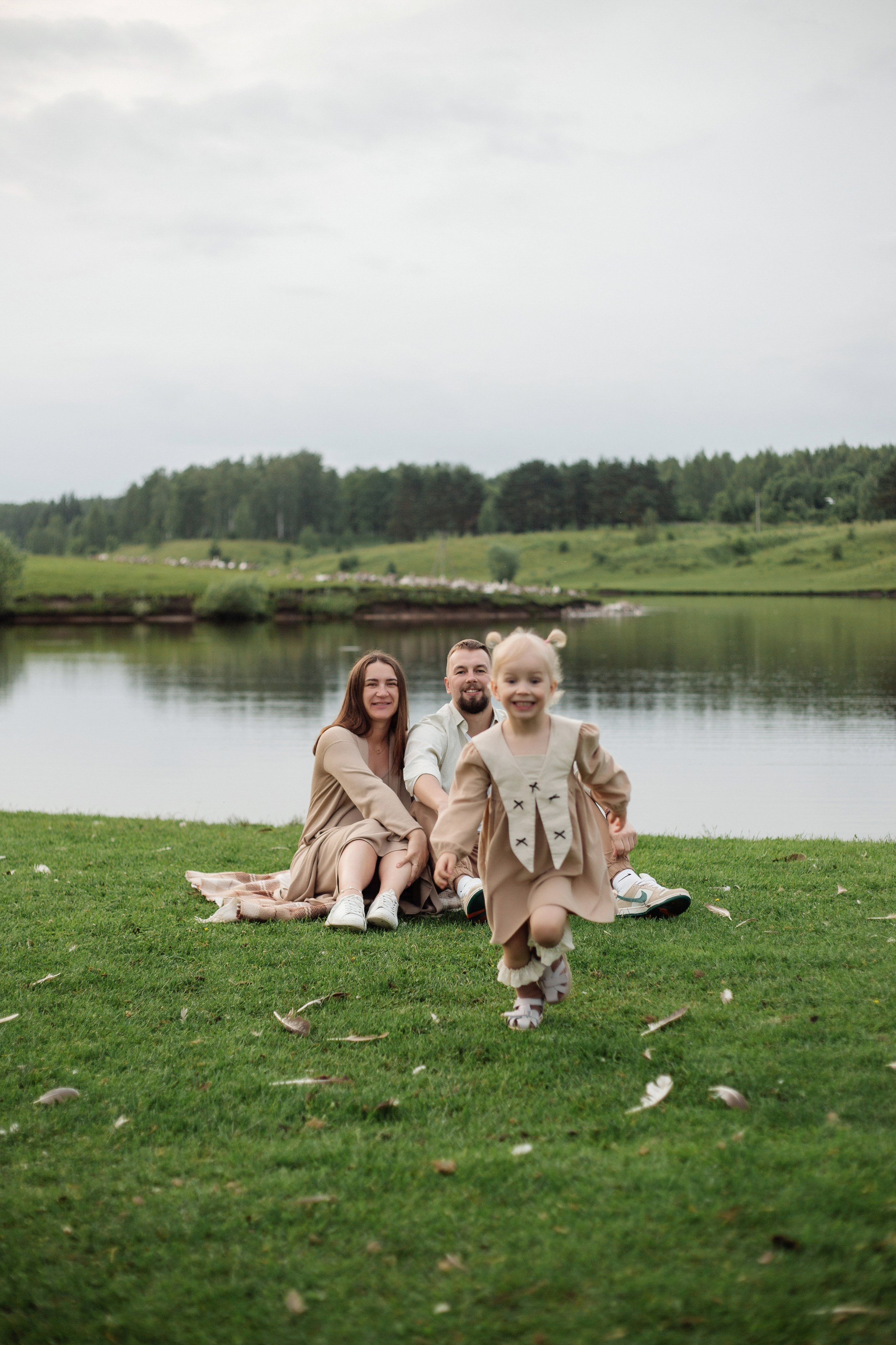 Дмитрий, Ольга и Верочка. Портретный, семейный, свадебный фотограф в Брянске Маргарита Василькова