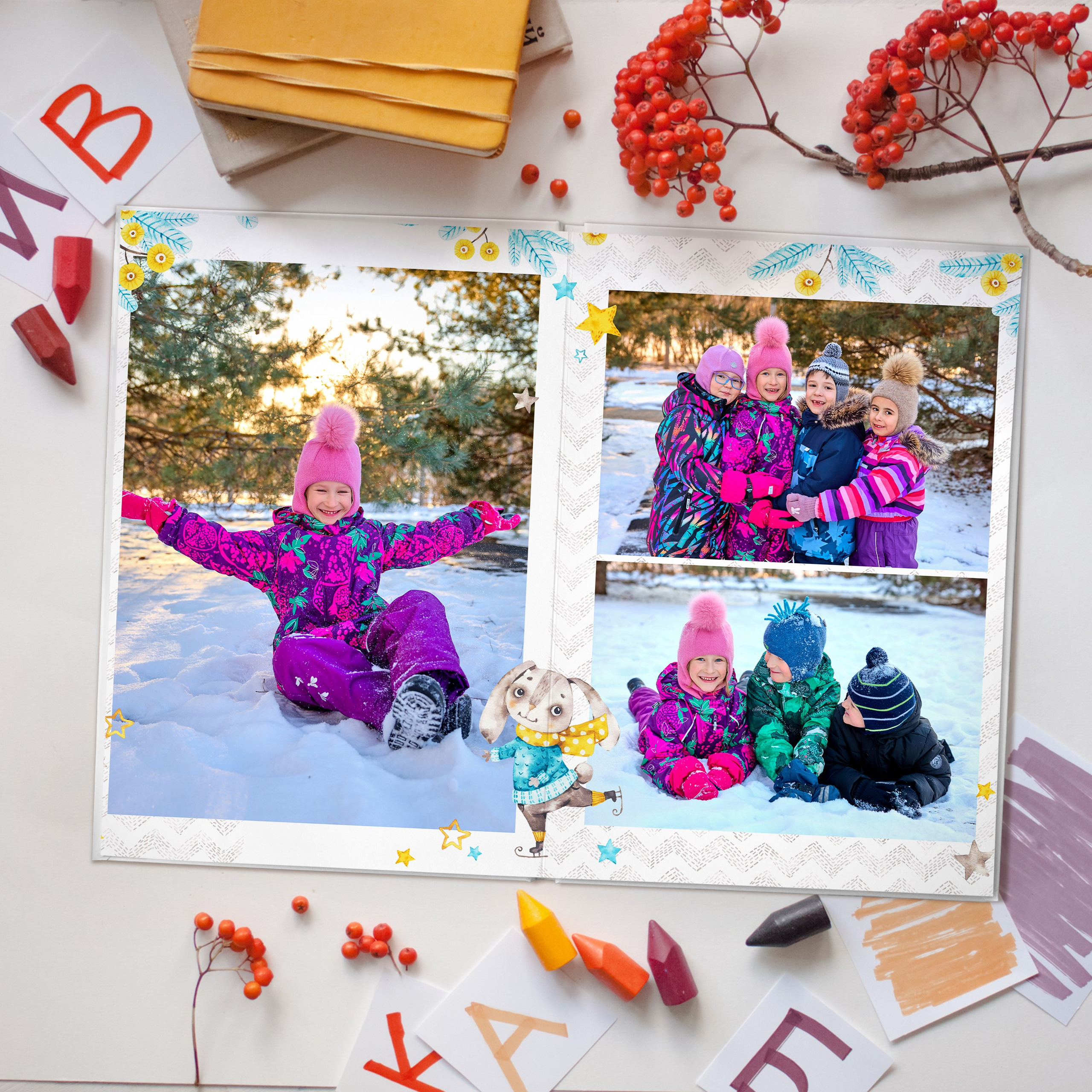 Варианты альбомов для детского сада. Выпускные альбомы в Москве фотограф Алина Пащук