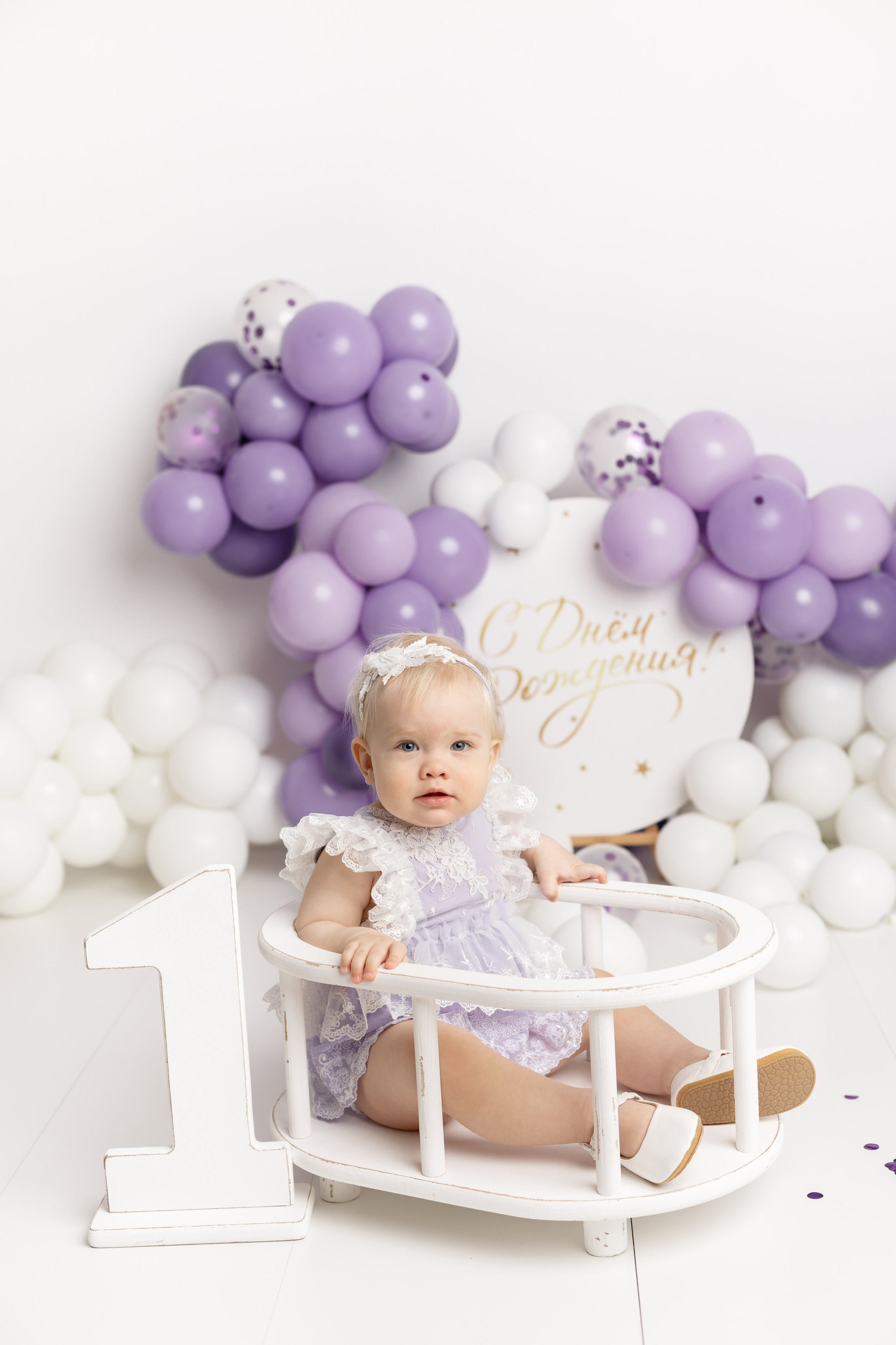 Фотосессия к первому дню рождения. Фотограф новорожденных, детский фотограф в г. Оренбурге Екатерина Козлова