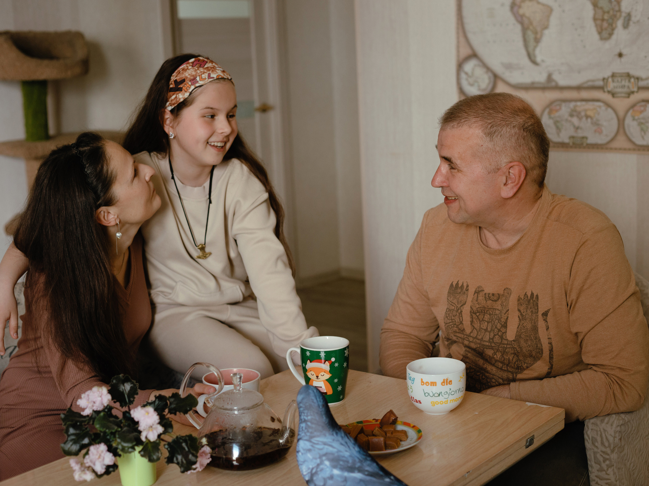 Андрей, Александра и Тая. Контент фотограф в Санкт-Петербурге Елена Кегель