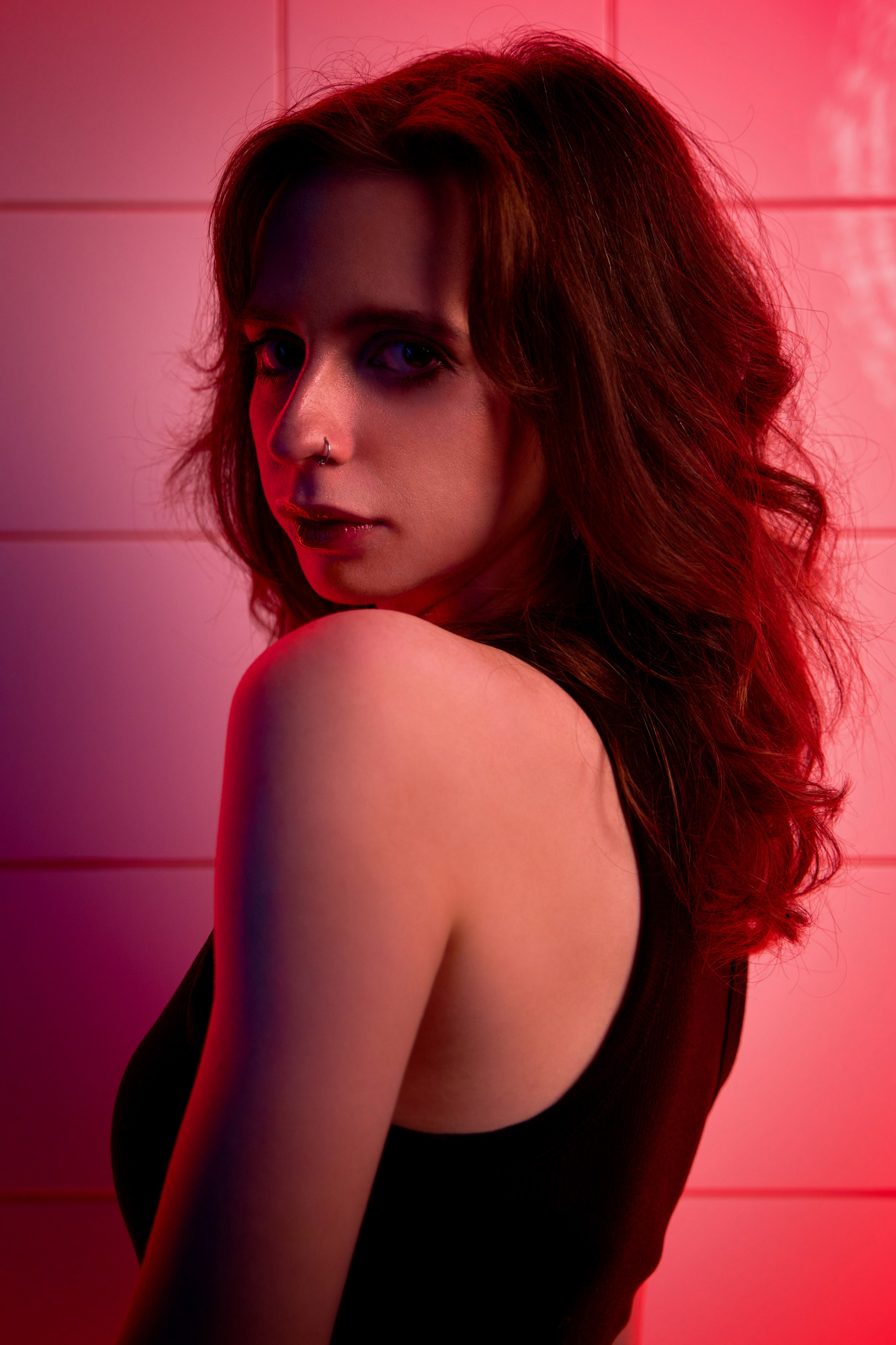 Таня: первая фотосессия в студии. Фотограф в Москве Анастасия Баева