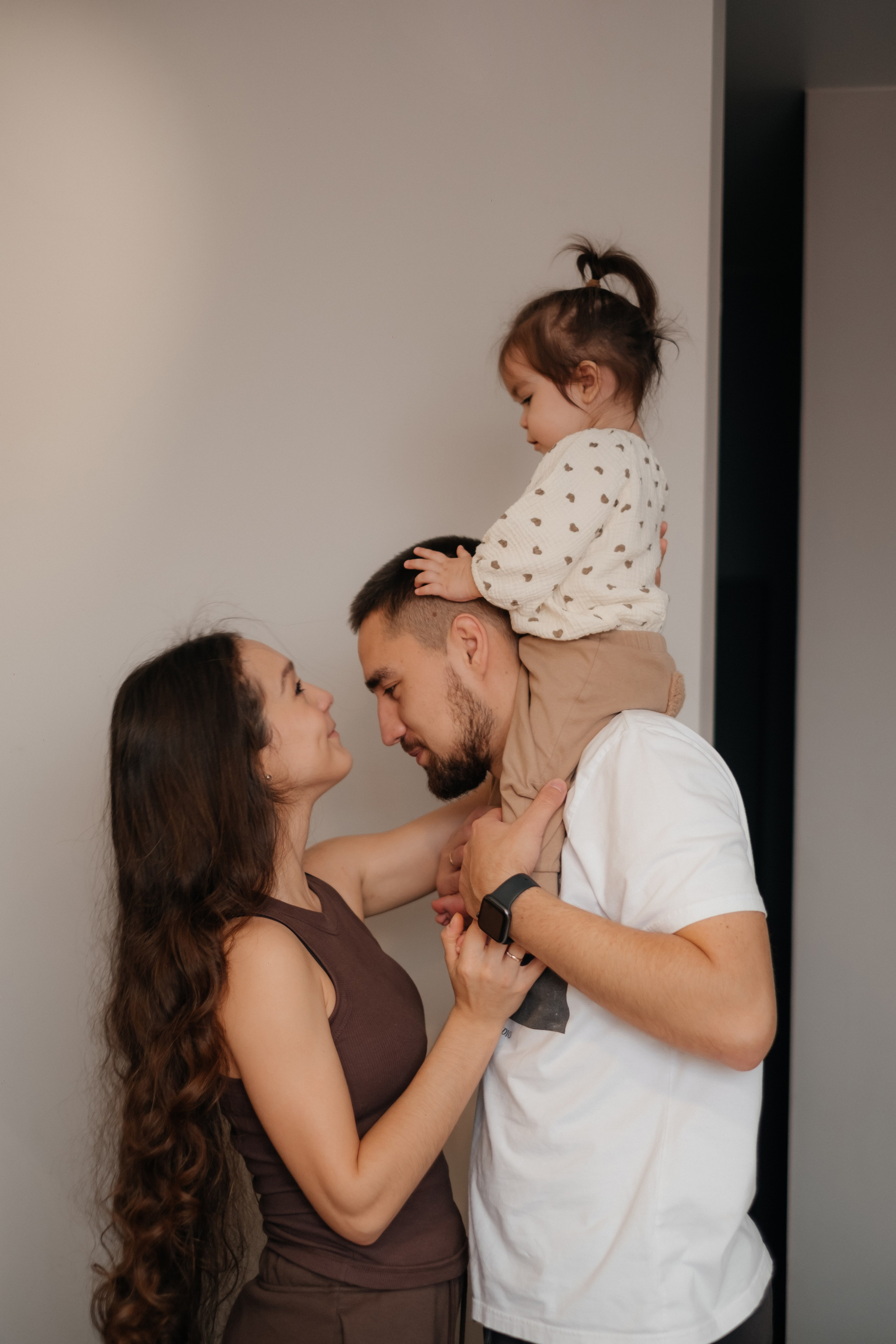 Катя, Саша и Еся | домашняя съемка. Фотограф в Новосибирске Диана Ильиных