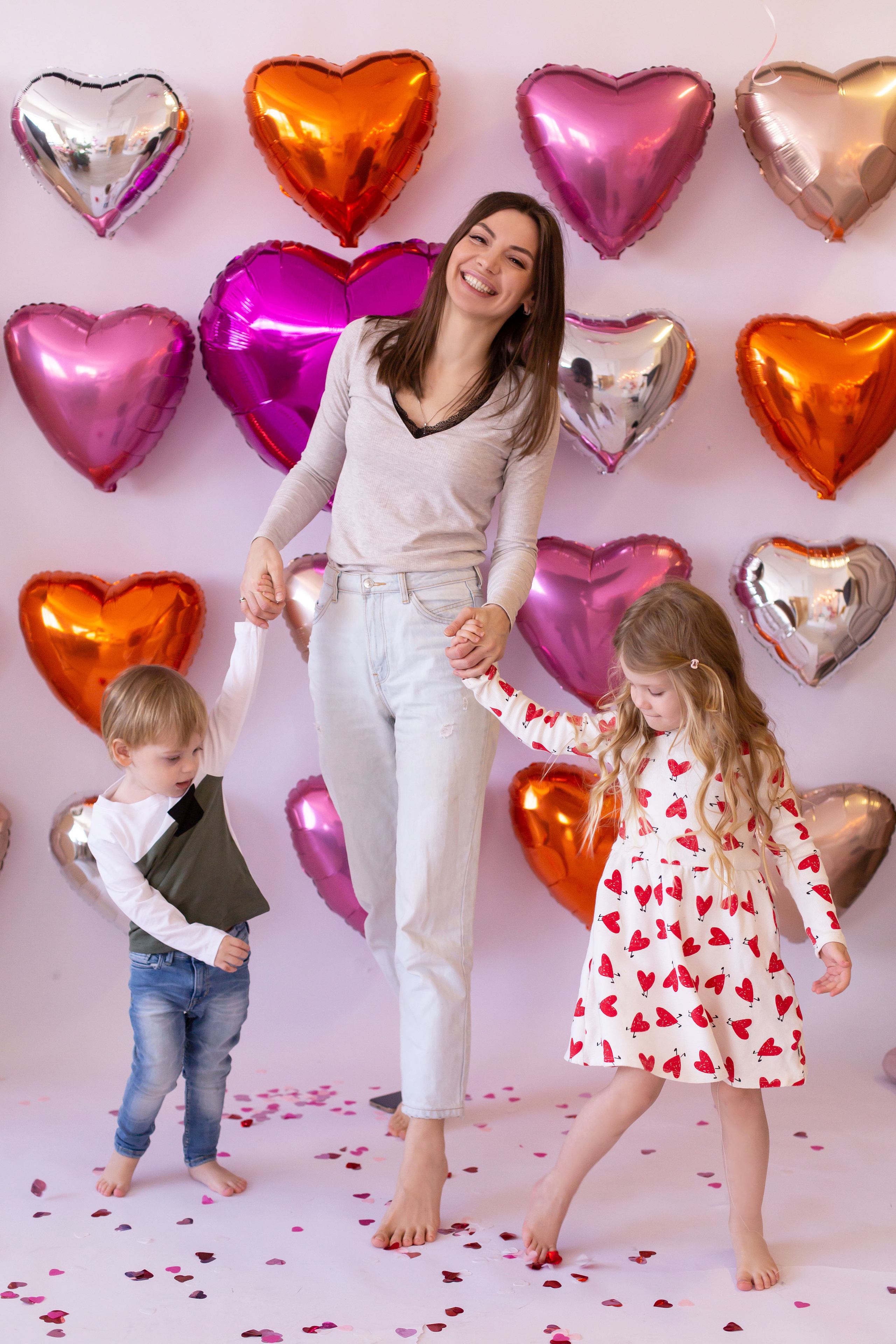 День Валентина в студии Наташа и детки. Семейный и детский фотограф в Москве Олеся Сухова