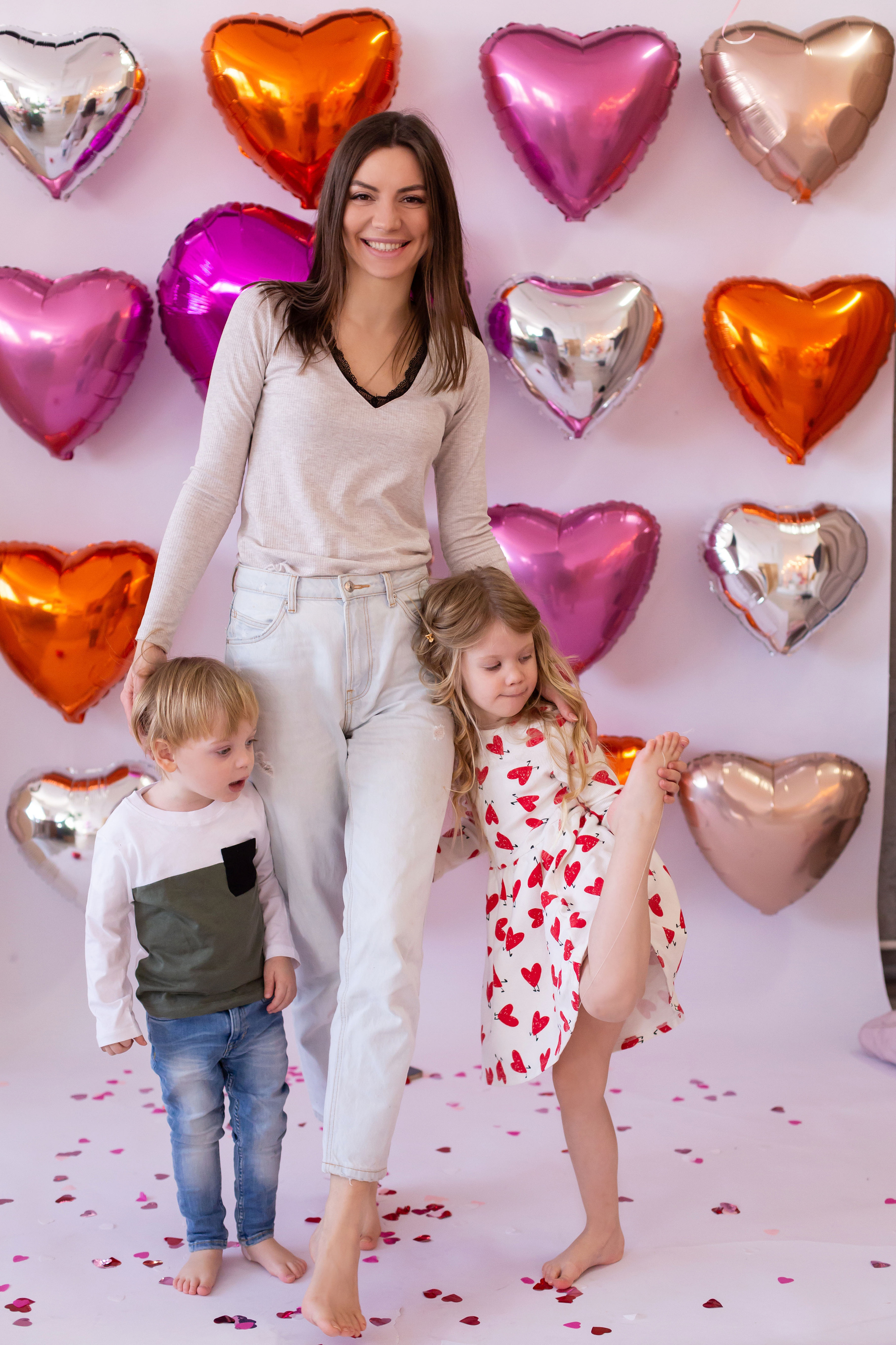 День Валентина в студии Наташа и детки. Семейный и детский фотограф в Москве Олеся Сухова