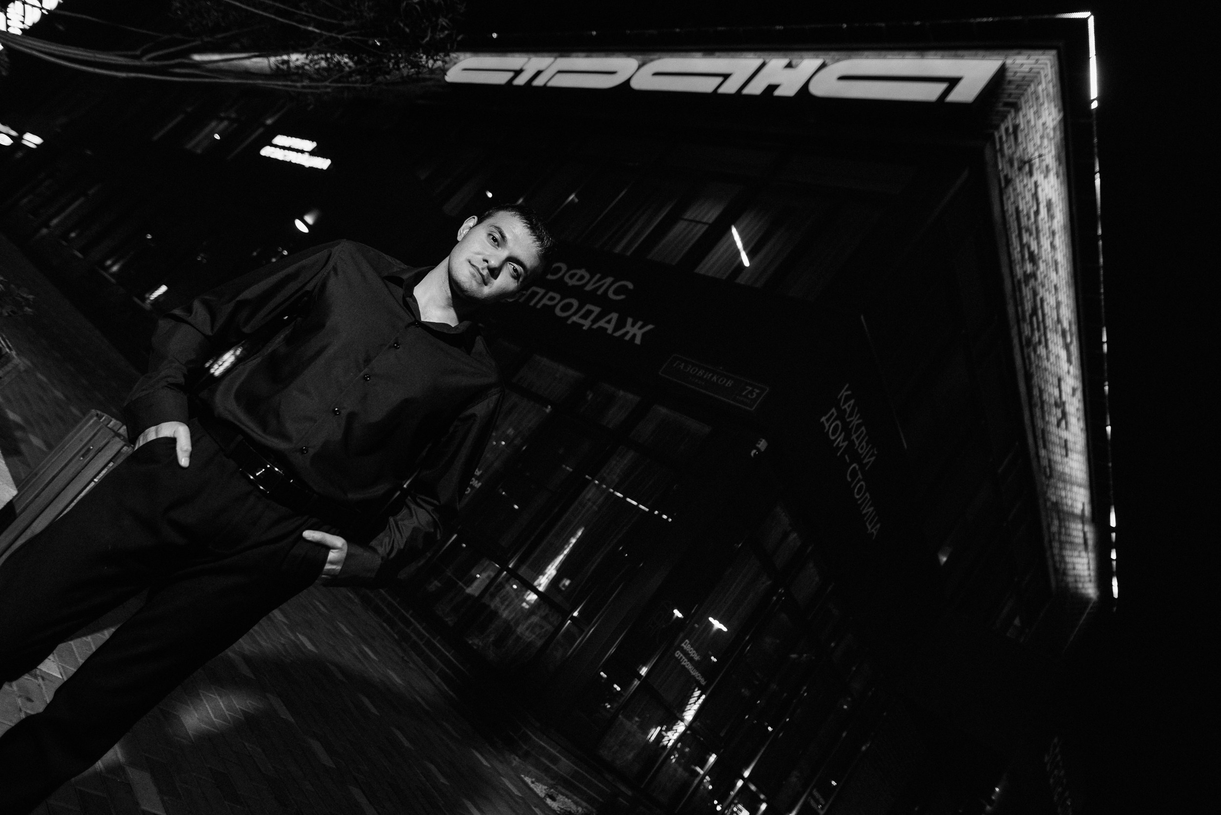 Ночная мужская съемка в тюмени. Фотограф Дарья Мустафина, Тюмень