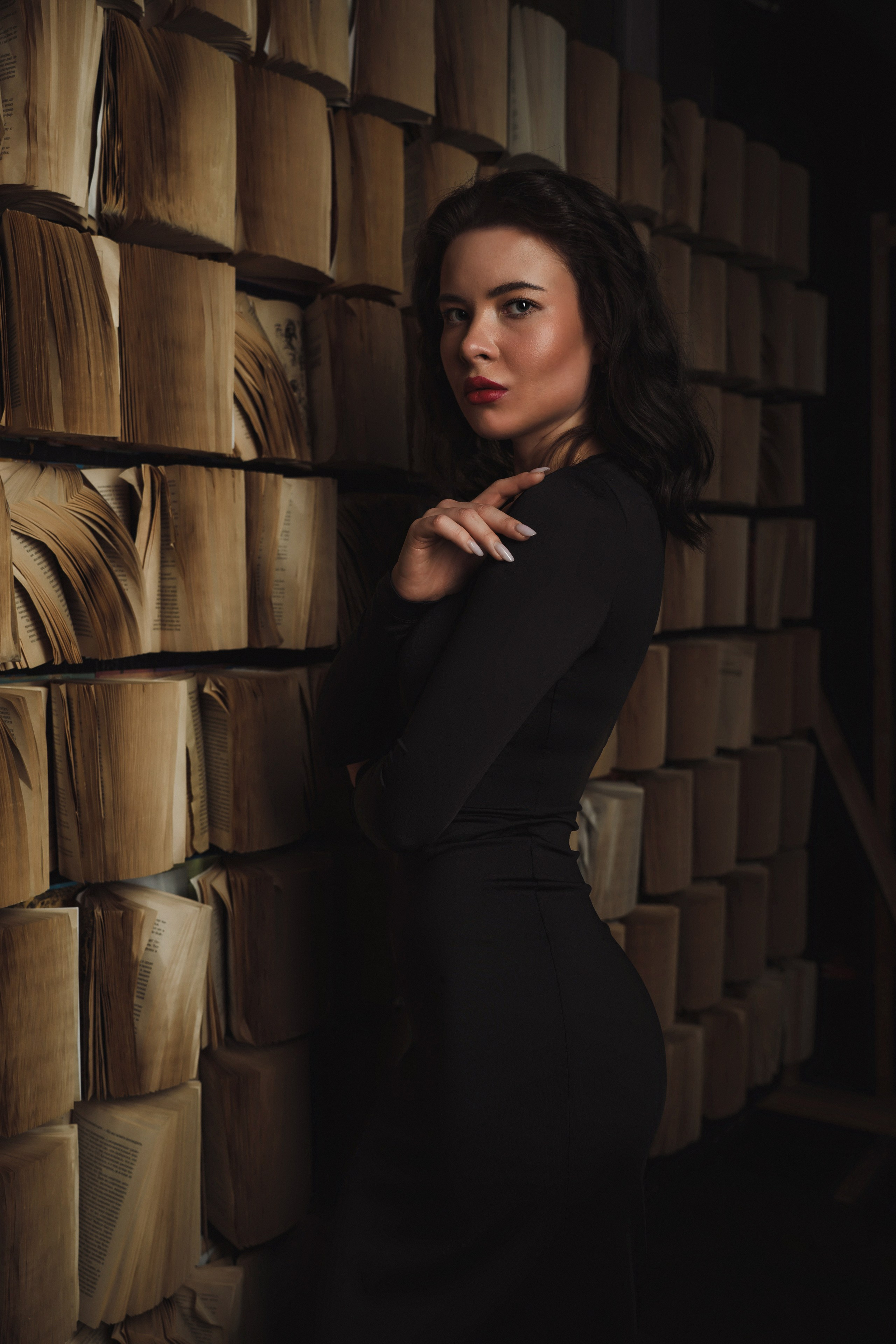 Женская фотоссесия в студии