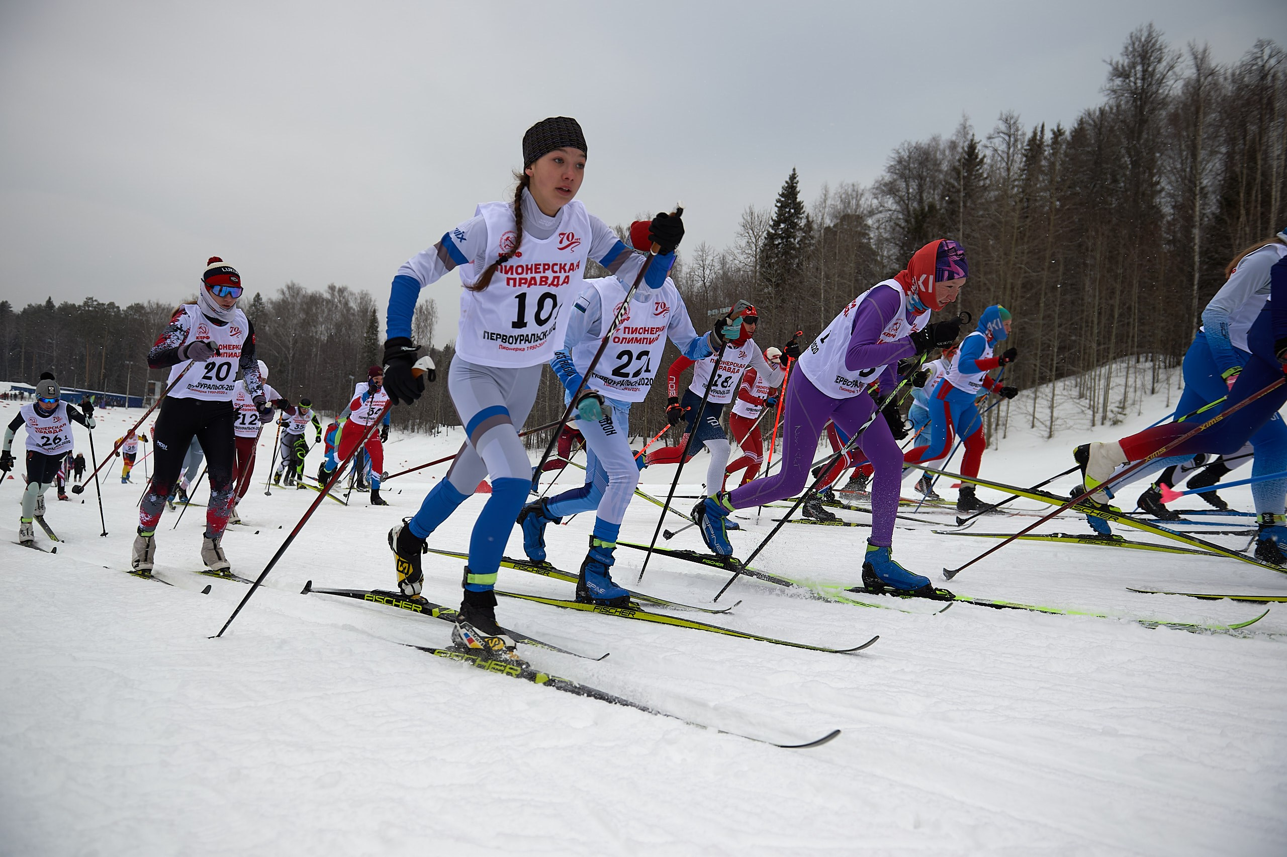 Всероссийские соревнования по лыжным гонкам «Пионерская правда». Ижевс. Спортивный репортажный фотограф в Ижевске Сергей Мерзляков
