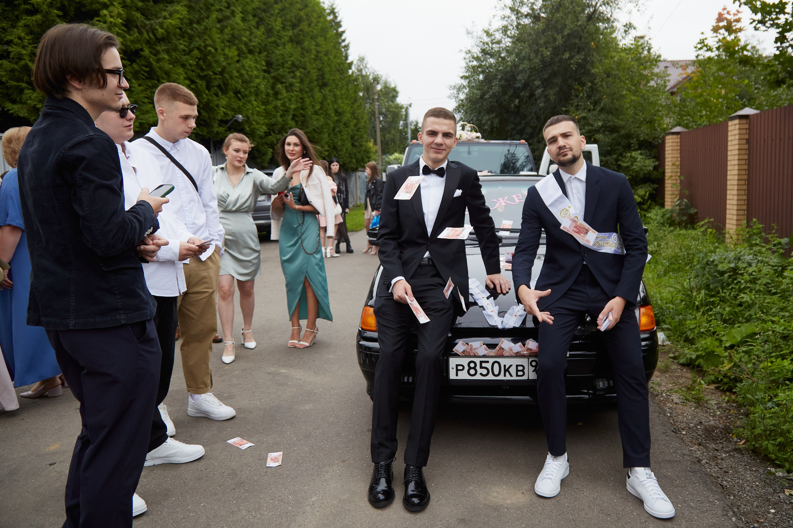 молодожёны. фото с родителями