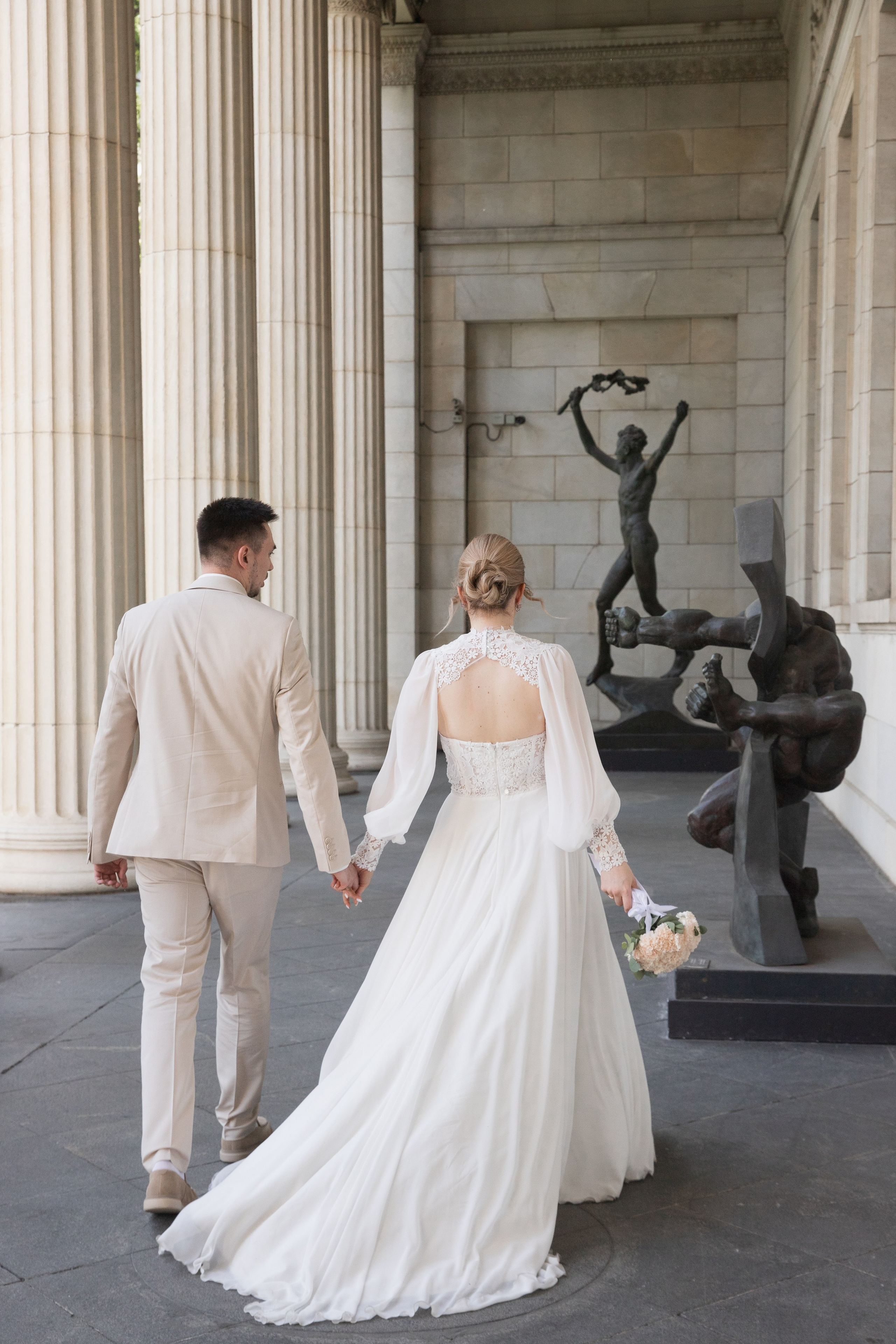 Националь + Пушкинский музей. Свадебный и портретный фотограф в Москве Мария Кравченко