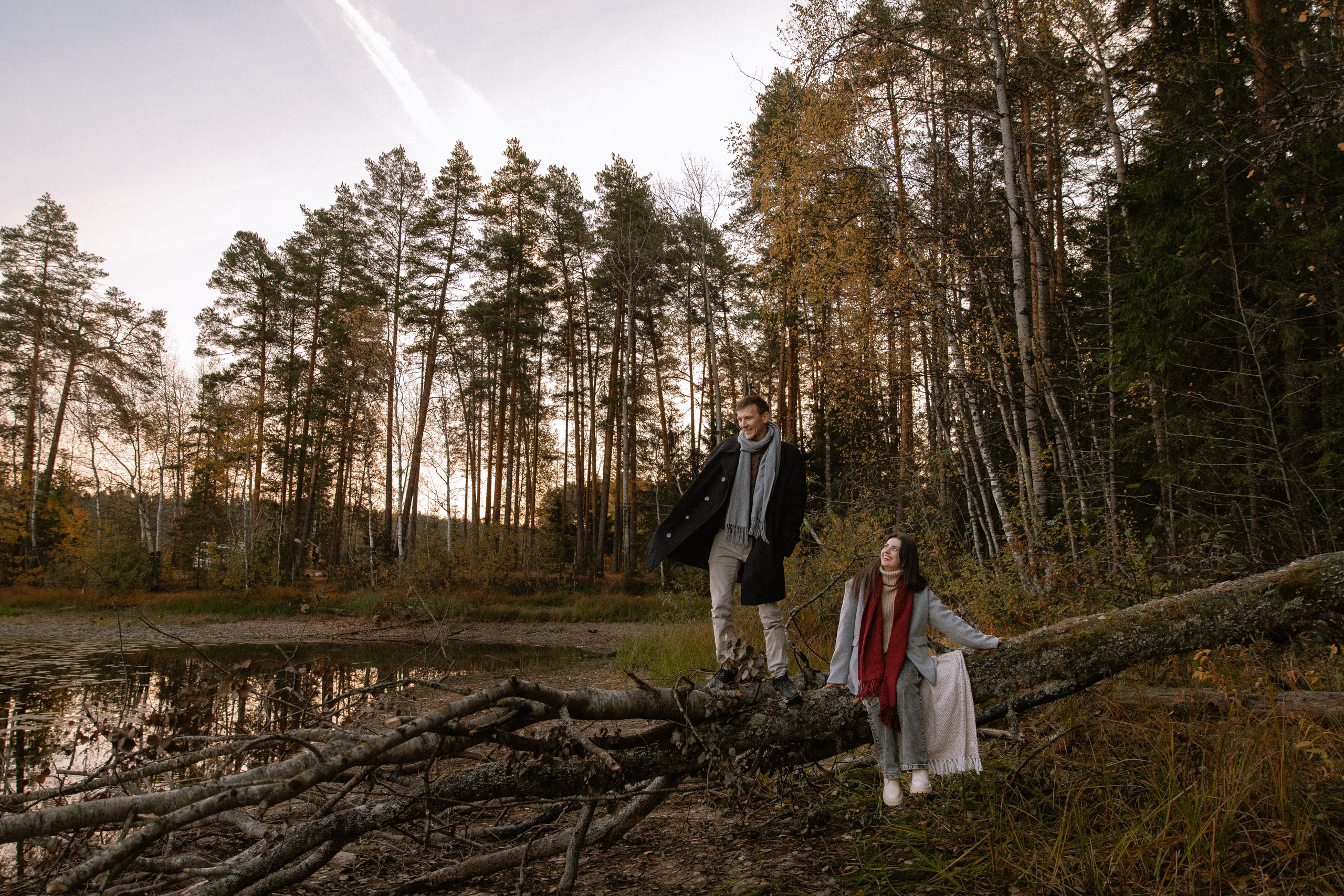 Миша и Юля, осень. Фотограф Ульяна Дивина в Нижнем Новгороде и Нижегородской области