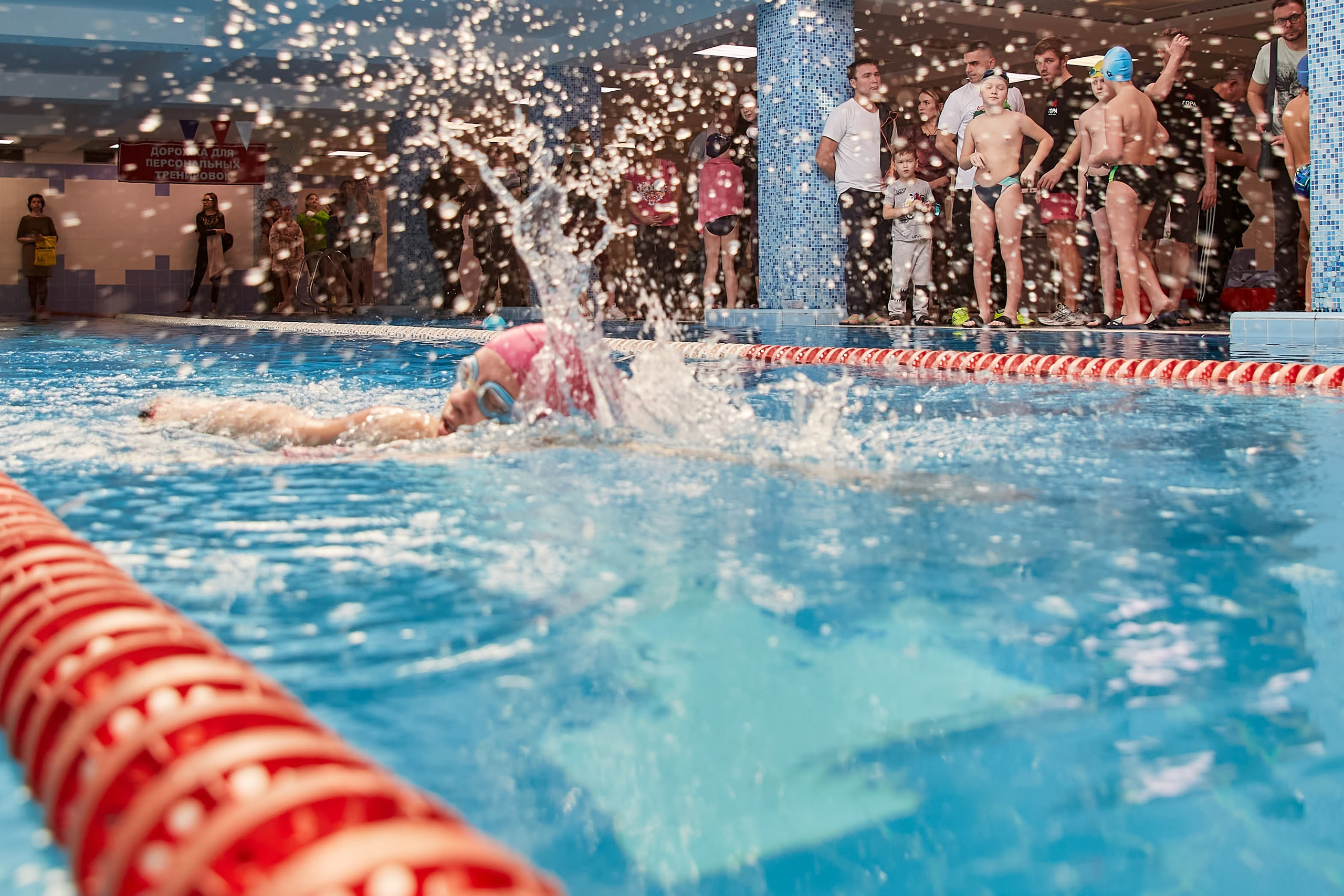 Спортивный фотограф в Самаре. Детские соревнования по плаванью.