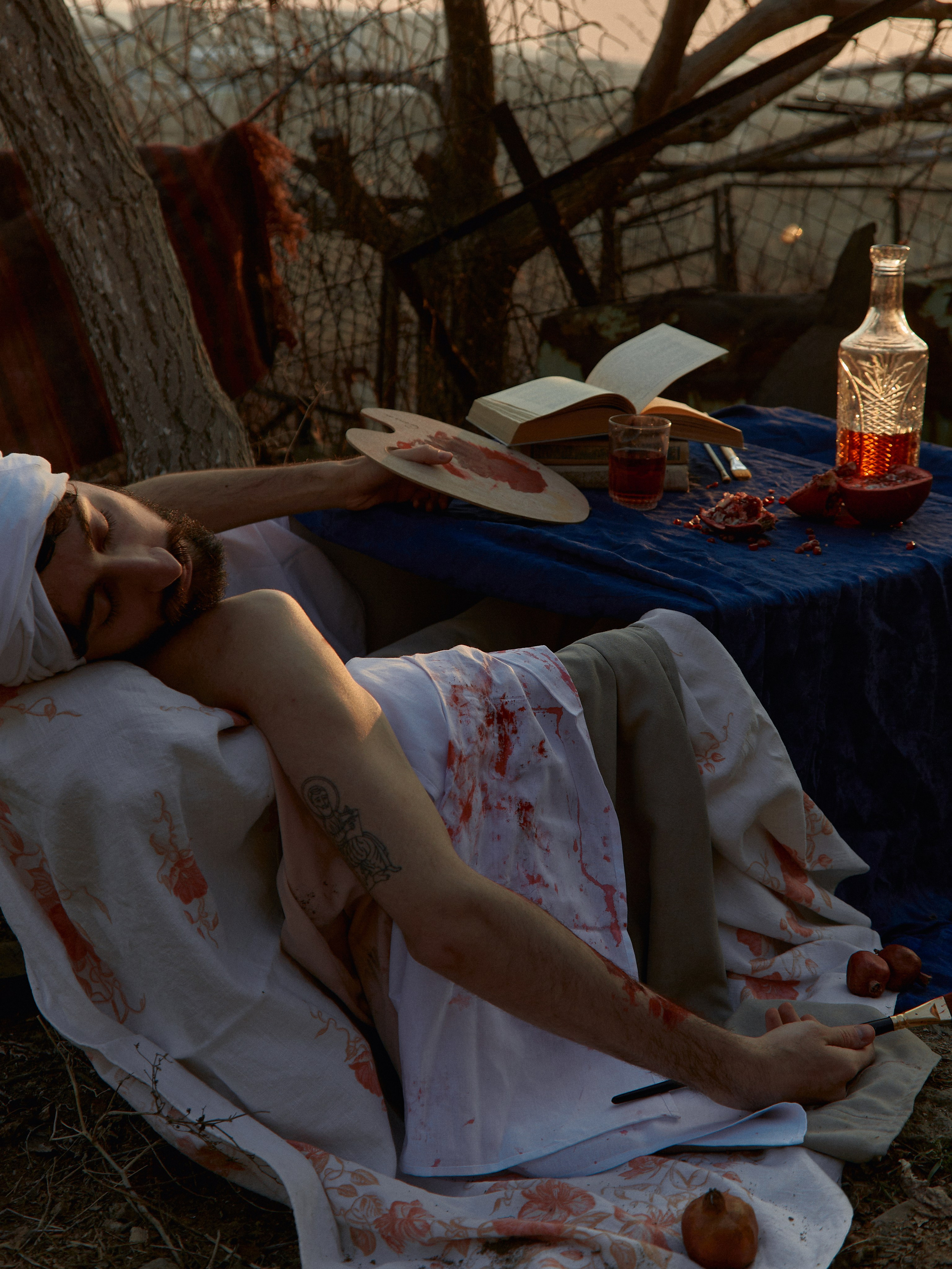 Интерпретация картины «Смерть Марата». Egor Plakhotin Photography